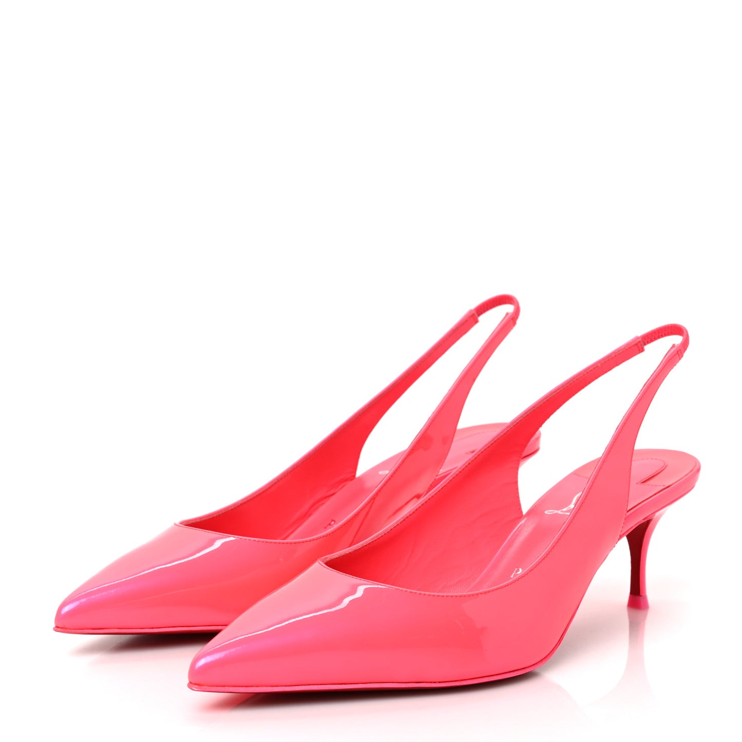 Patent Kate Sling 55 Pumps 38.5 Fluo Pink