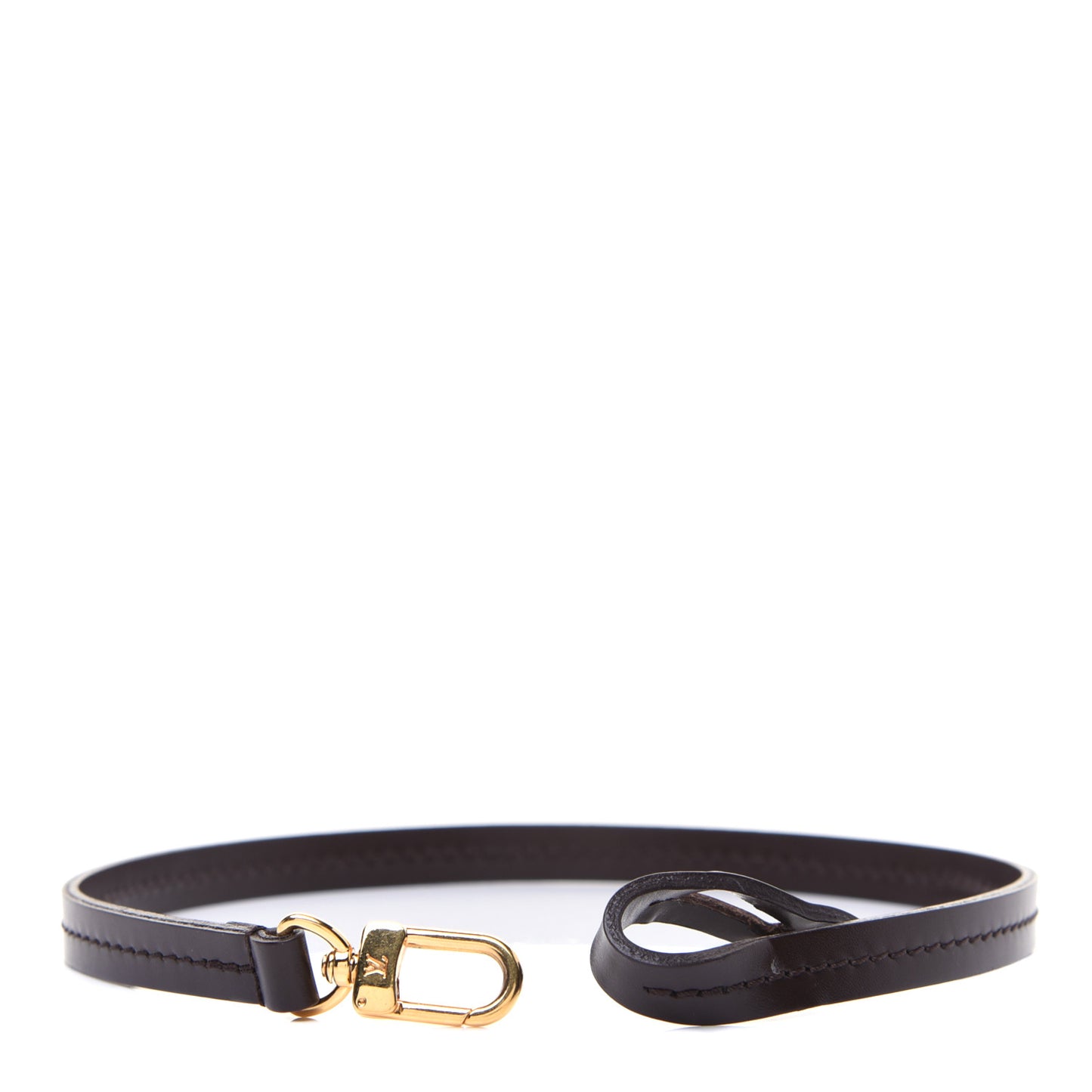 Calfskin Pochette Accessories Strap Brown