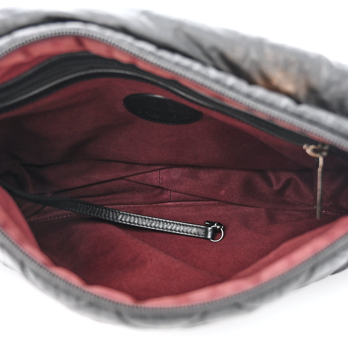 Nylon Quilted Coco Cocoon Messenger Black