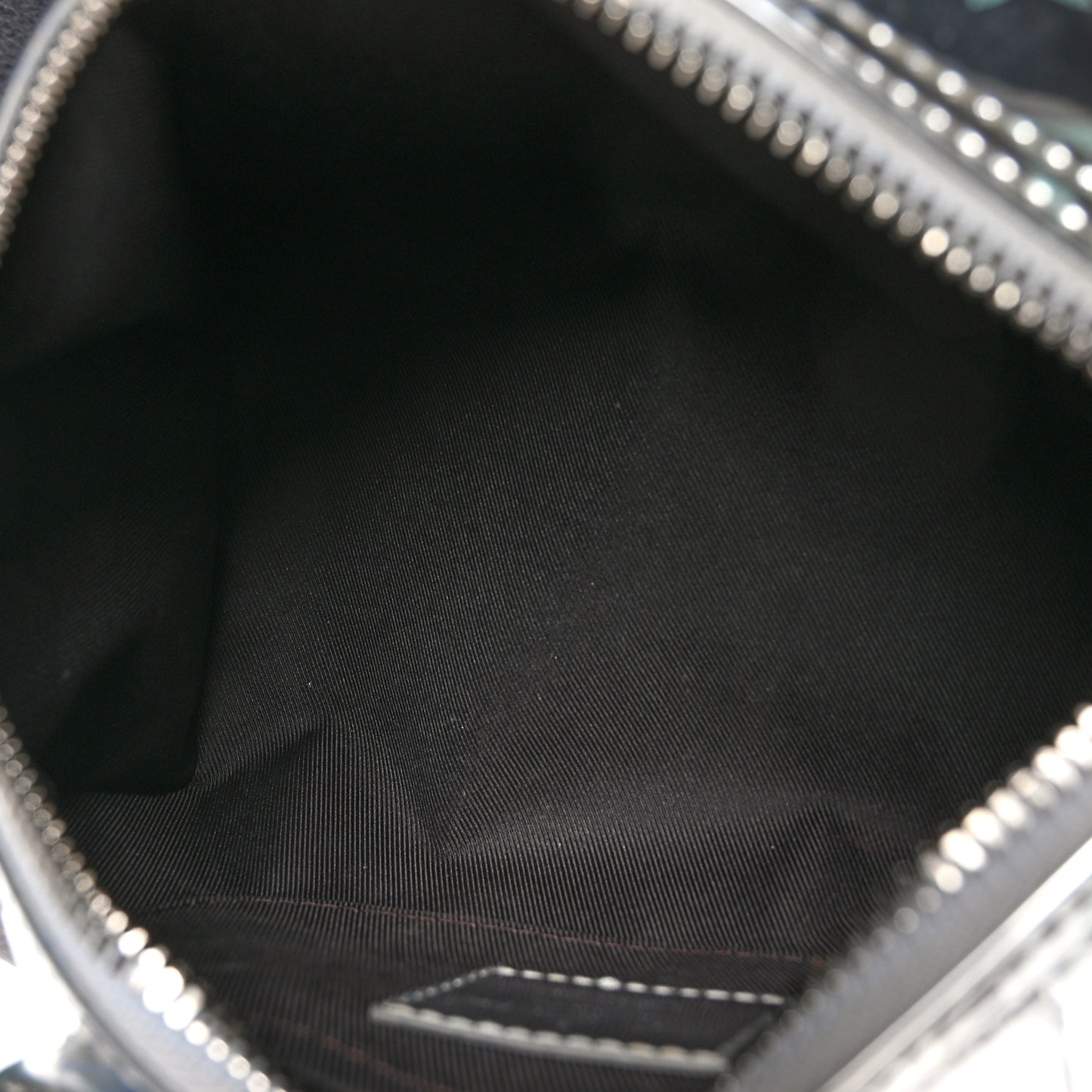 Metallic Monogram Portrait Keepall Bandouliere 25 Brown