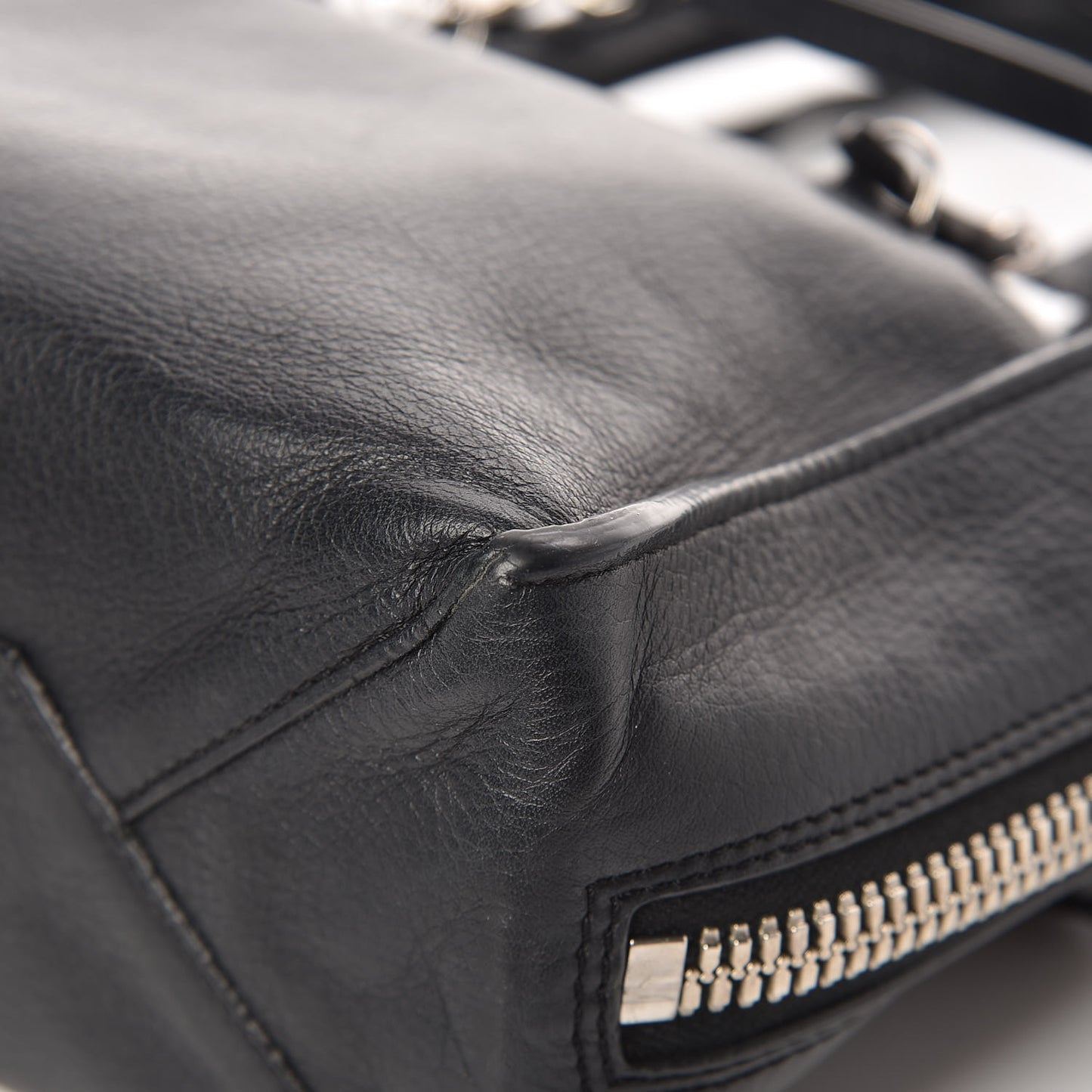 Calfskin Papier Mini A4 Tote Black