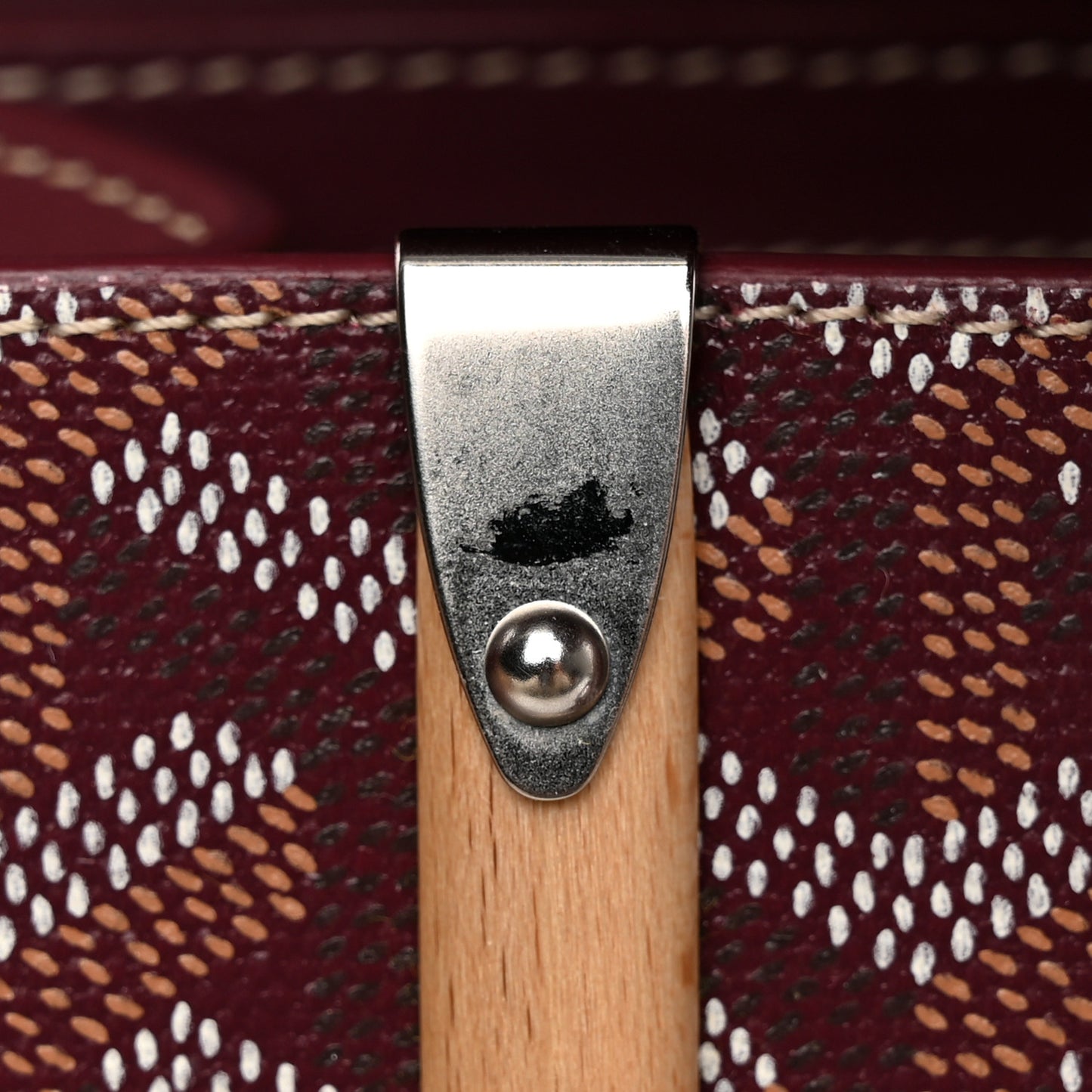 Goyardine Structure Mini Saigon Burgundy