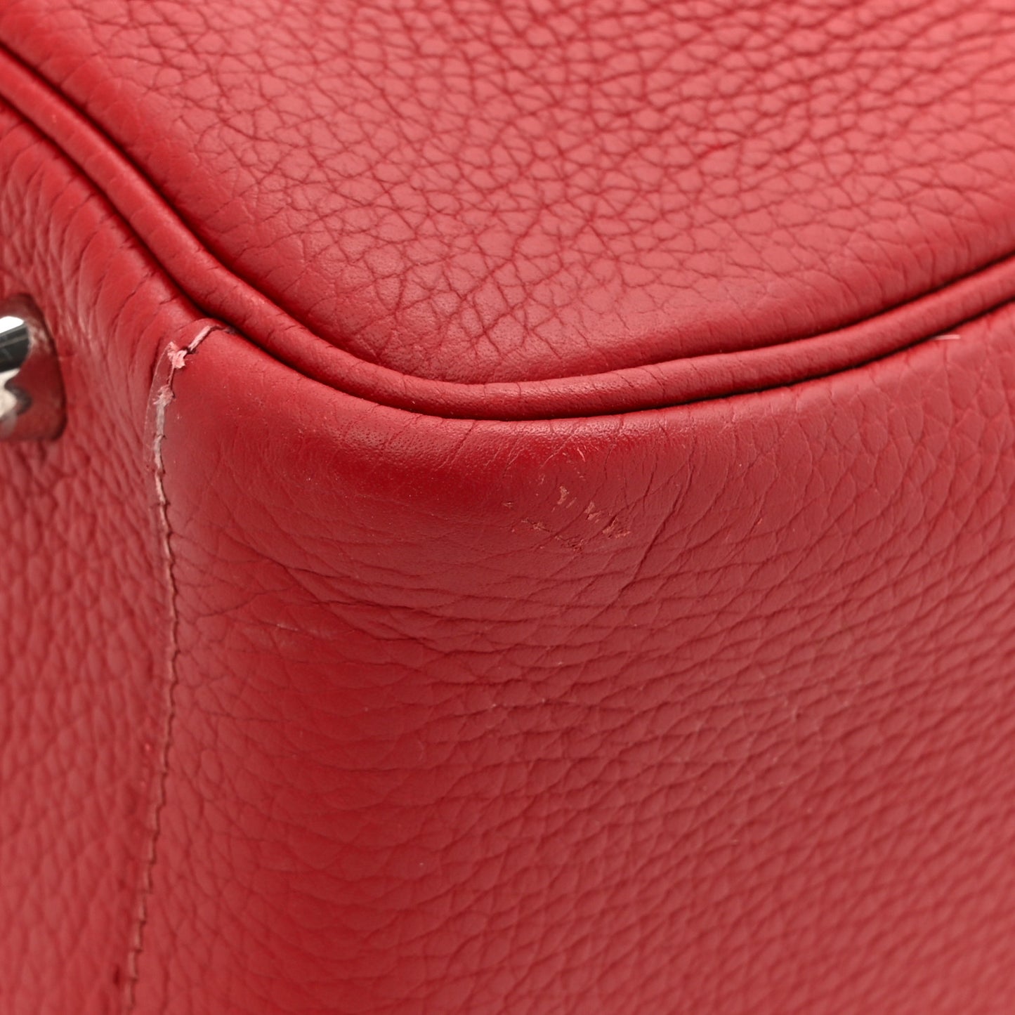 Taurillon Clemence Lindy 30 Rouge Garance