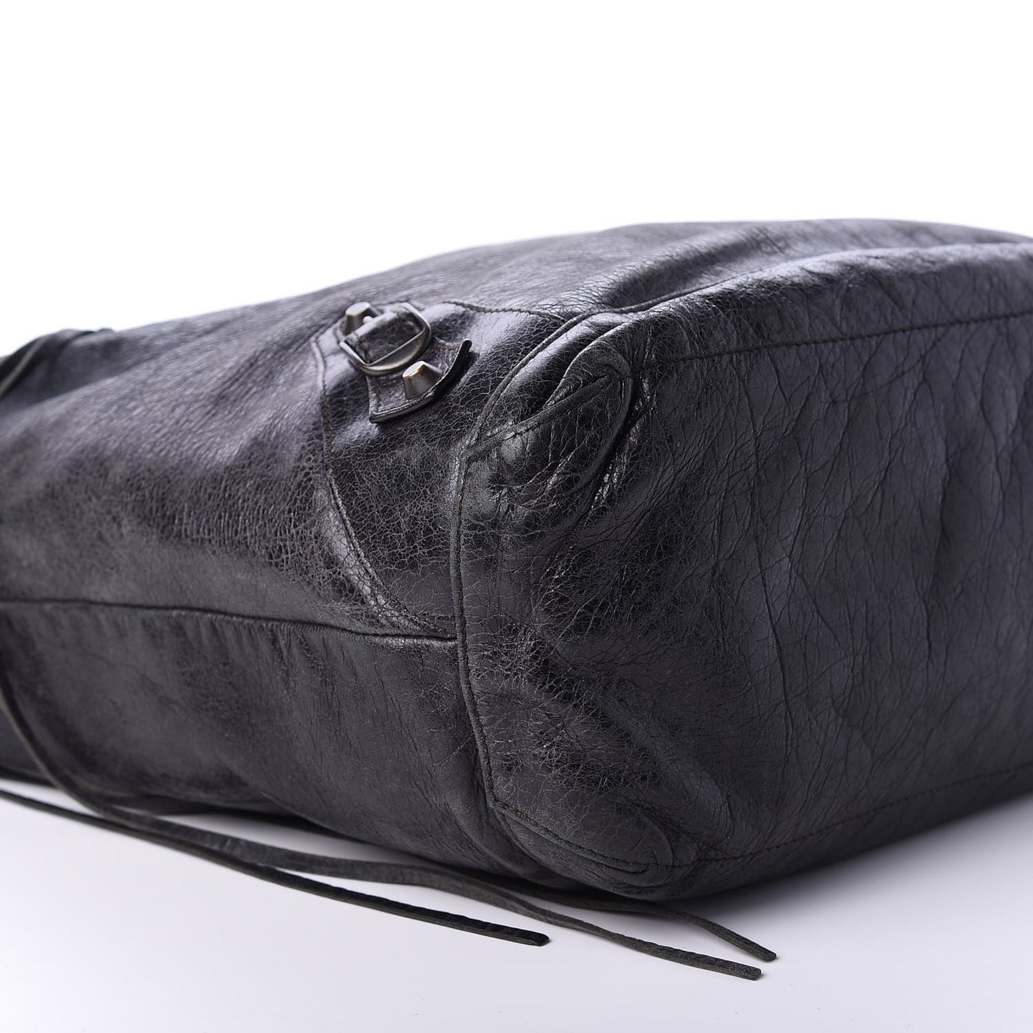 Agneau Classic Hardware Day Hobo Black