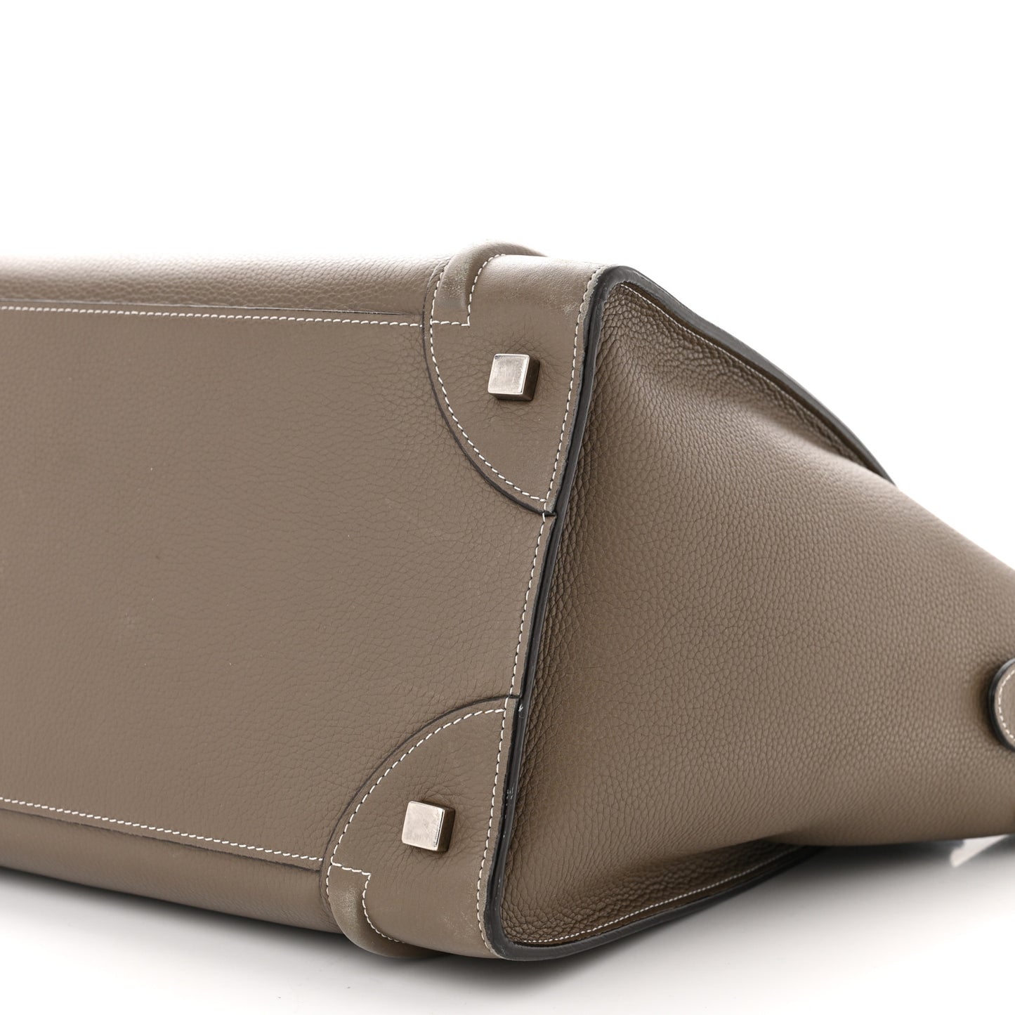 Drummed Calfskin Mini Luggage Souris