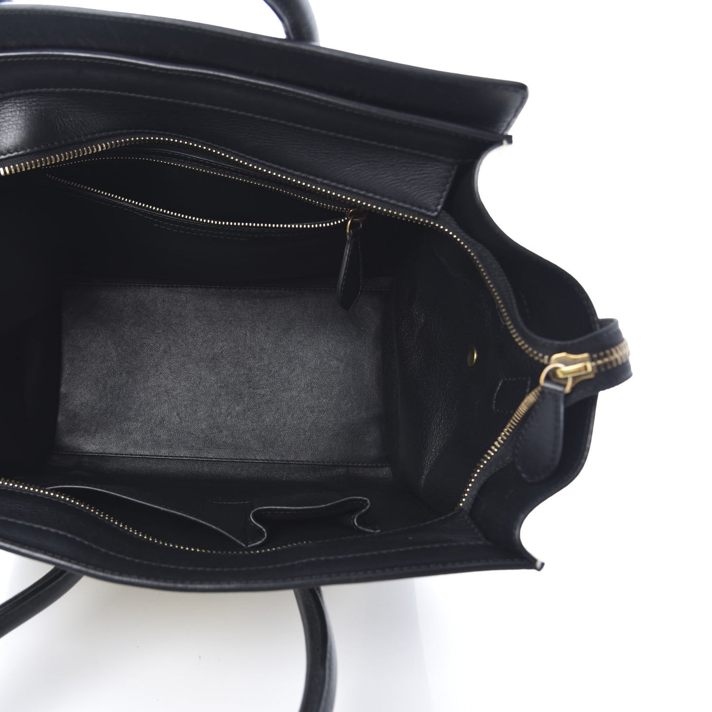 Velluto Calfskin Mini Tri-Color Luggage Vanilla