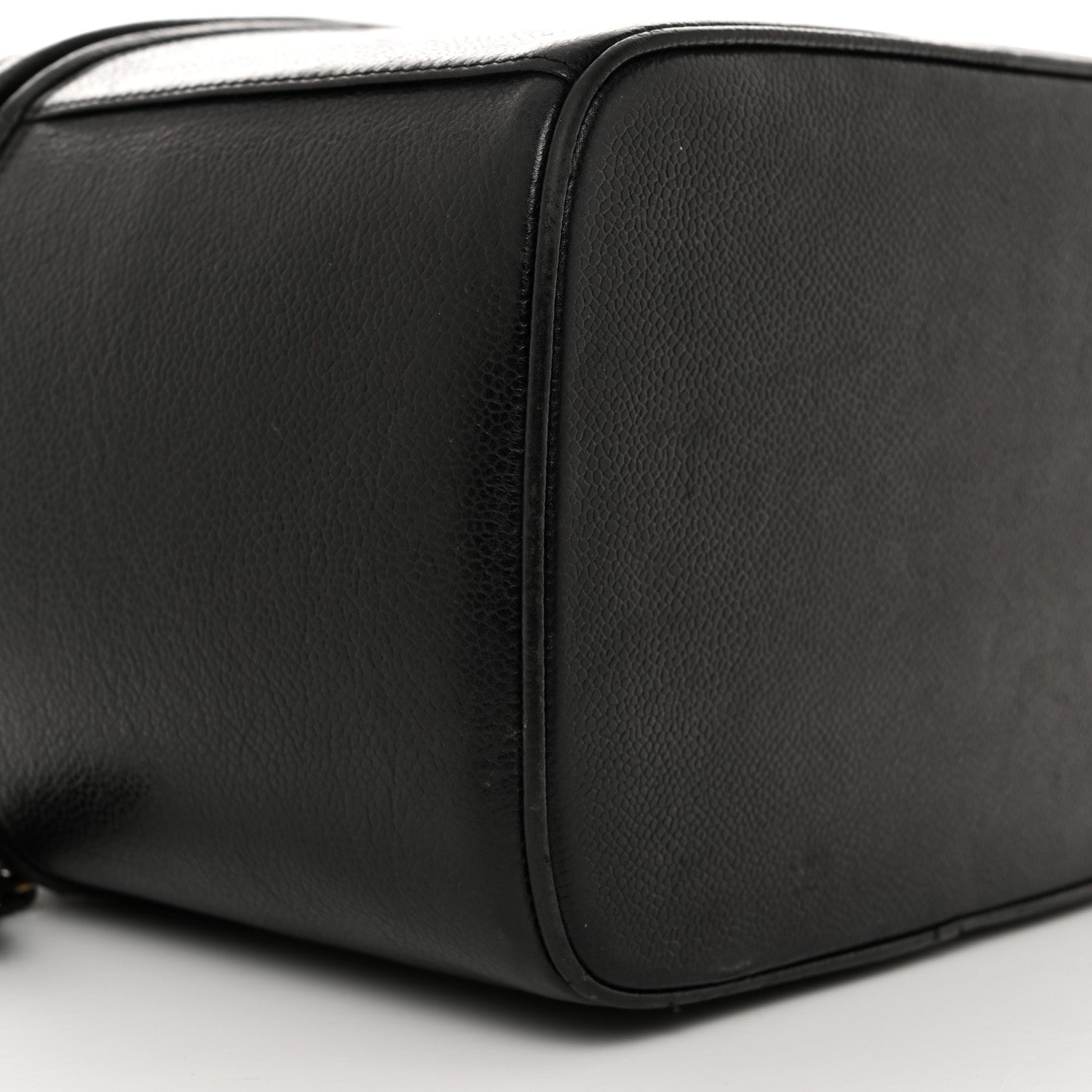 Chanel Caviar CC Vanity Train Case Black 9 of 11