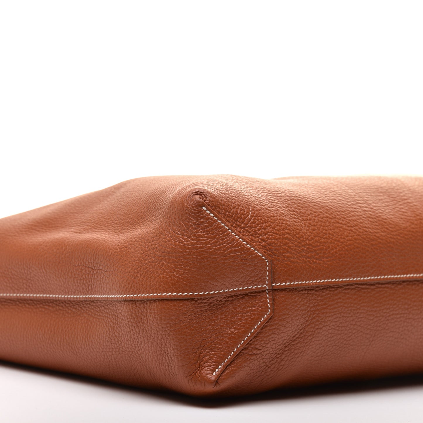 Taurillon Clemence Double Sens 36 Reversible Tote Gold Sanguine