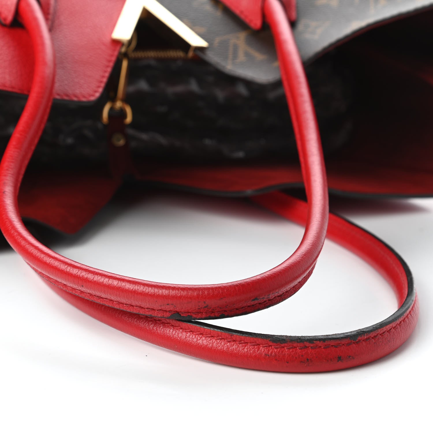 Louis Vuitton Calfskin Monogram Kimono Tote Cherry 11 of 11