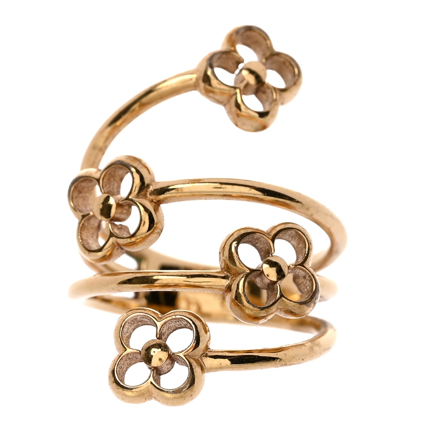 最終SALE‼️正規品‼️LOUIS VUITTON リング フラワー ゴールド Louis Vuitton Flower Full Ring M Gold 1841173 – FASHIONPHILE