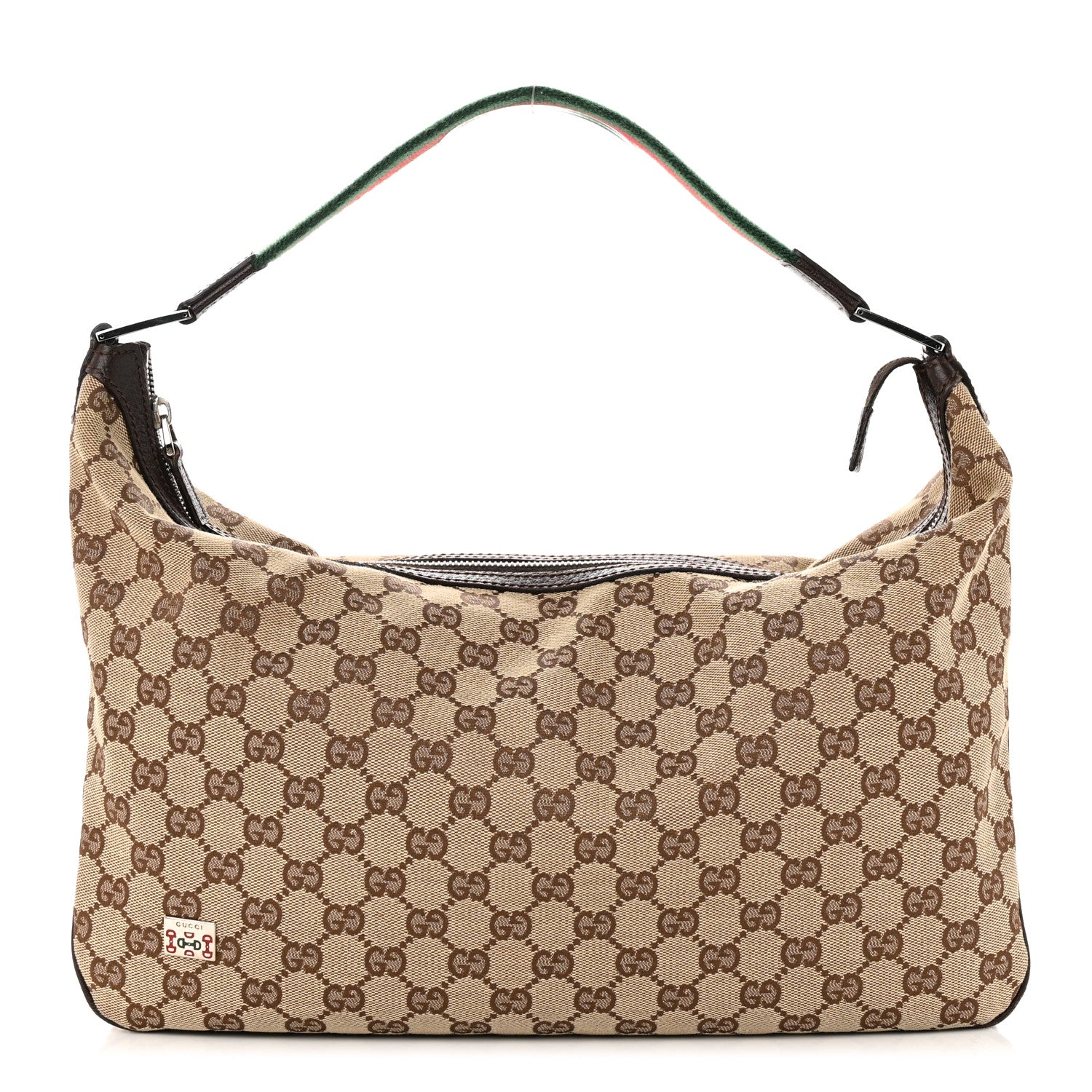 Gucci Monogram Medium Pop Hobo Dark Brown 1 of 11