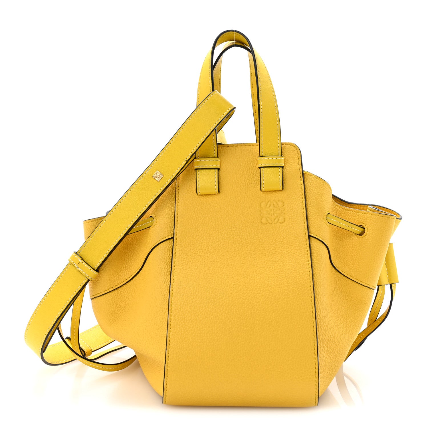 Loewe Calfskin Mini Hammock Shoulder Bag Yellow 1927903 – FASHIONPHILE
