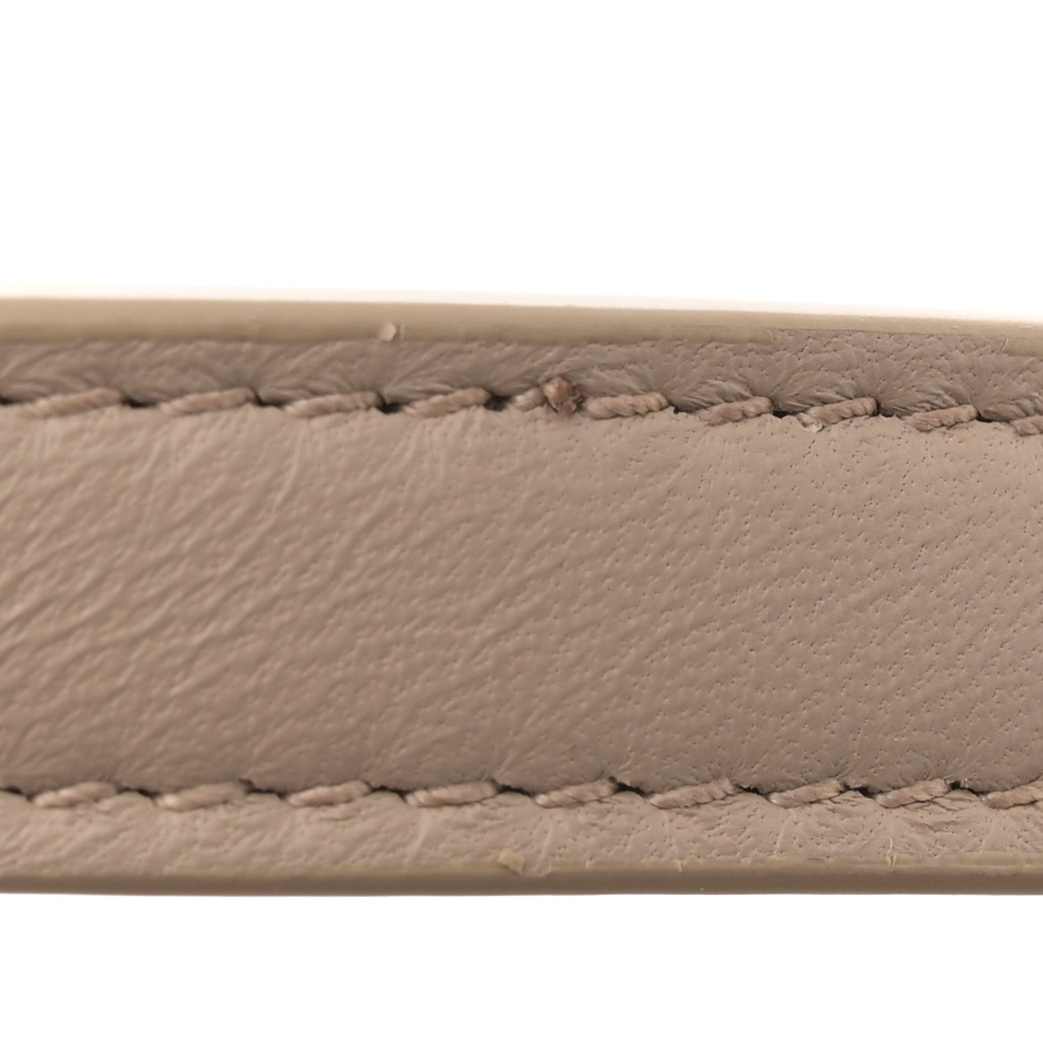 Saint Laurent Lambskin Quilted Toy Loulou Puffer Monogram Chain Satchel Dark Beige 13 of 14