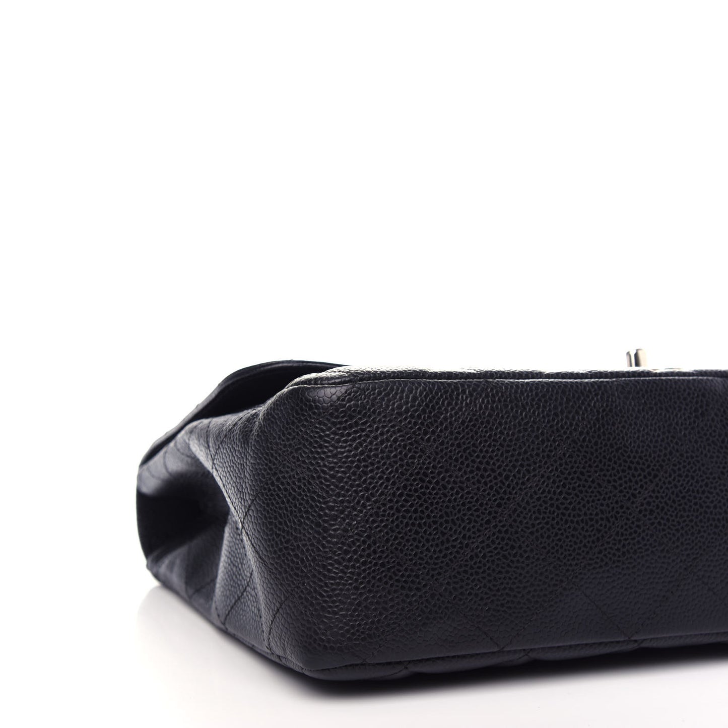 Caviar Quilted Jumbo Single Flap Black