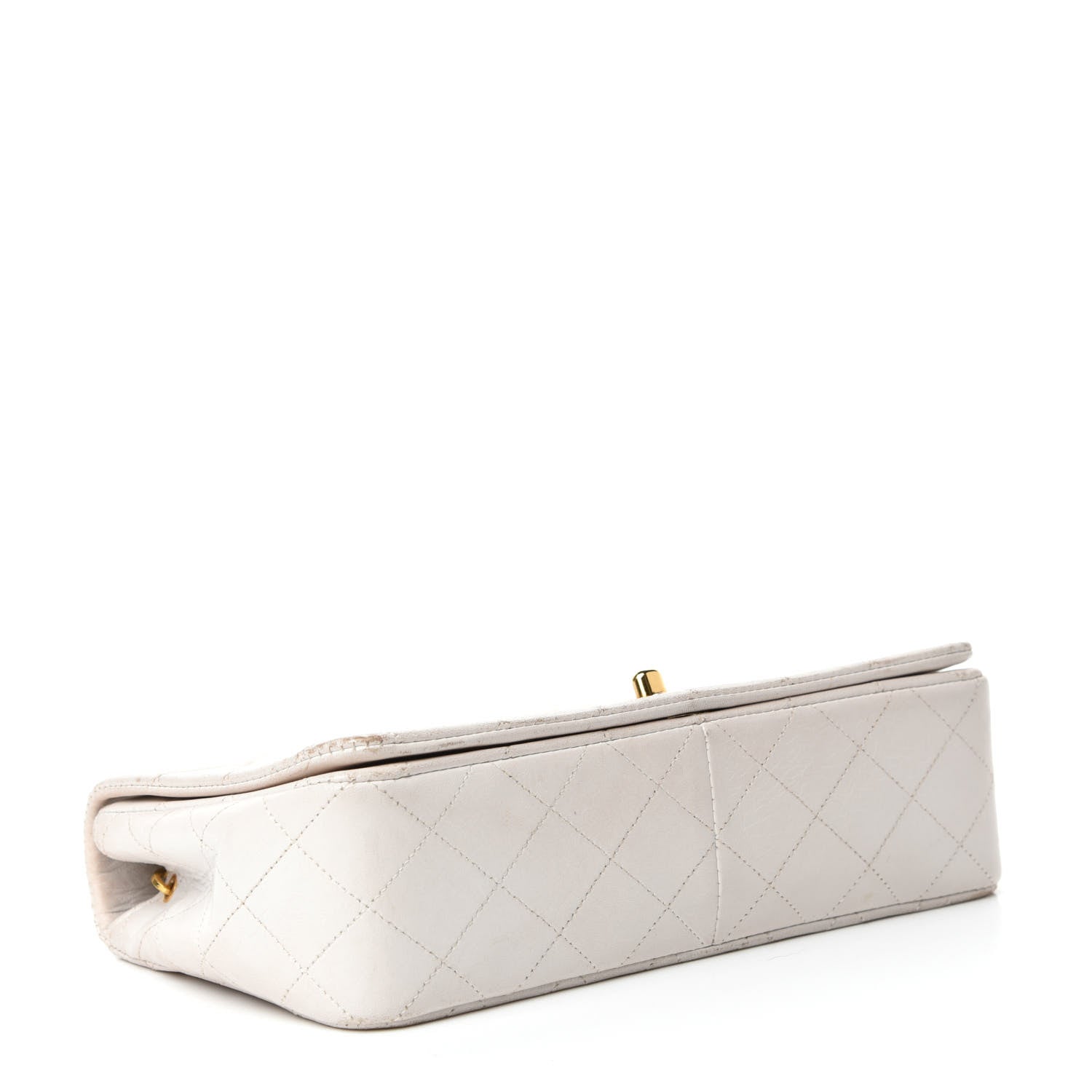 Chanel Lambskin Quilted Small Single Flap White 4 of 19