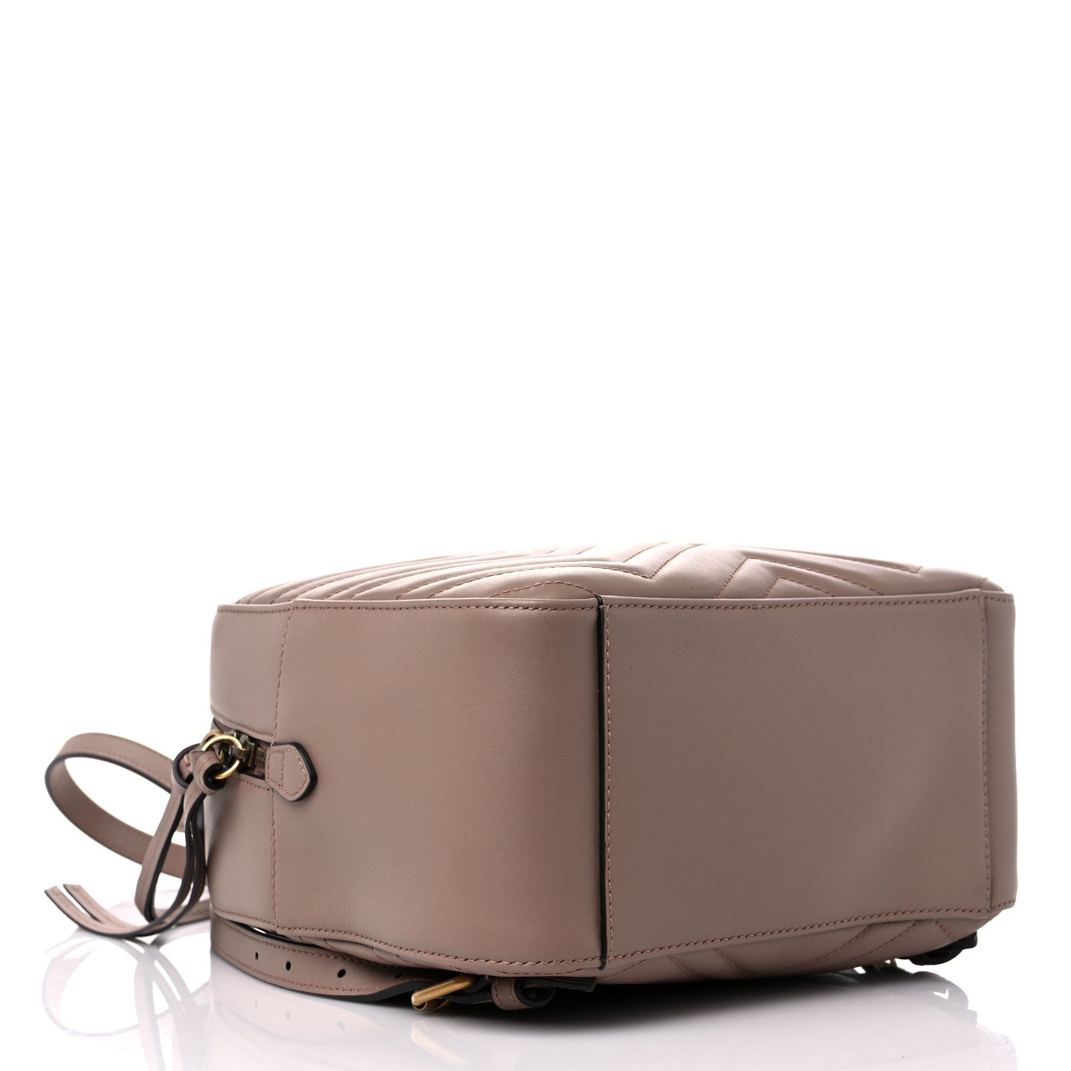 Gucci Calfskin Matelasse GG Marmont Backpack Porcelain Rose 4 of 11