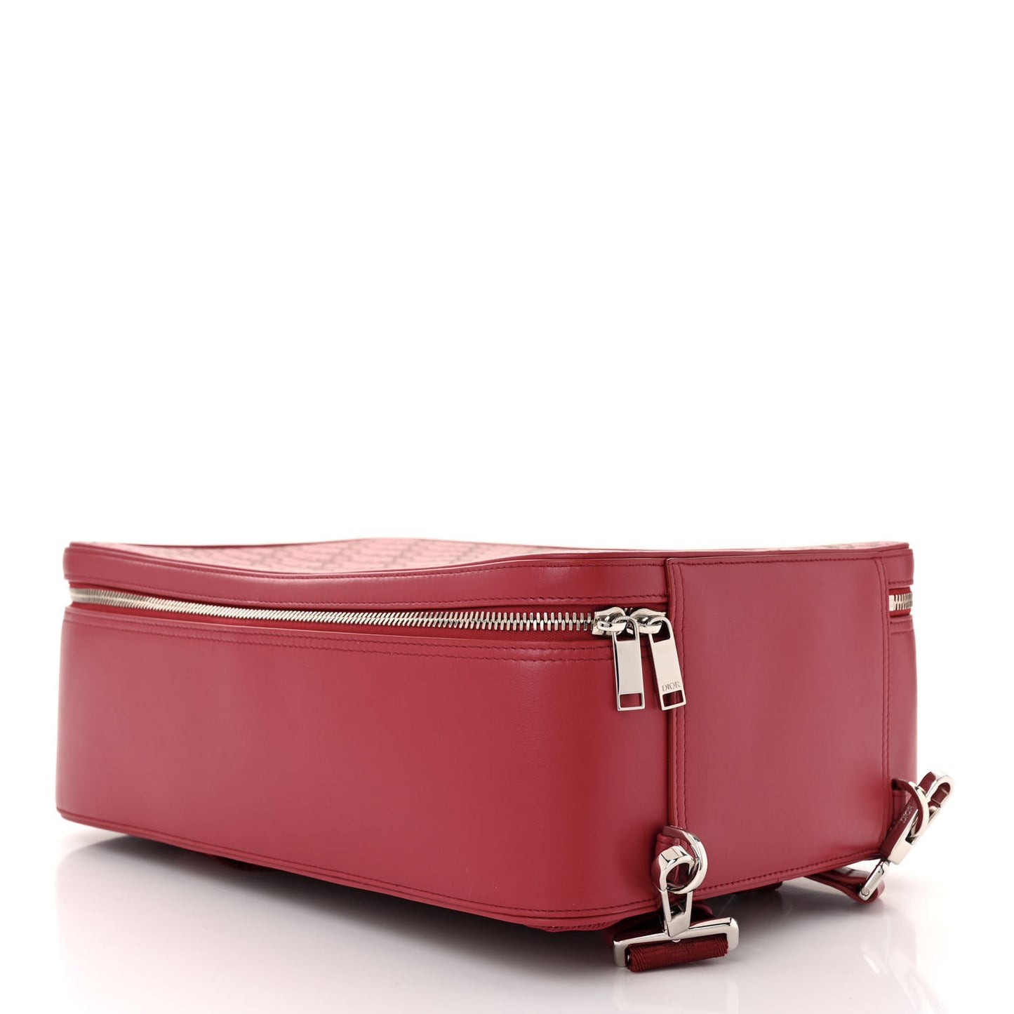 Calfskin Oblique Galaxy Perforated Marsupio World Tour Pelle Sling Red White