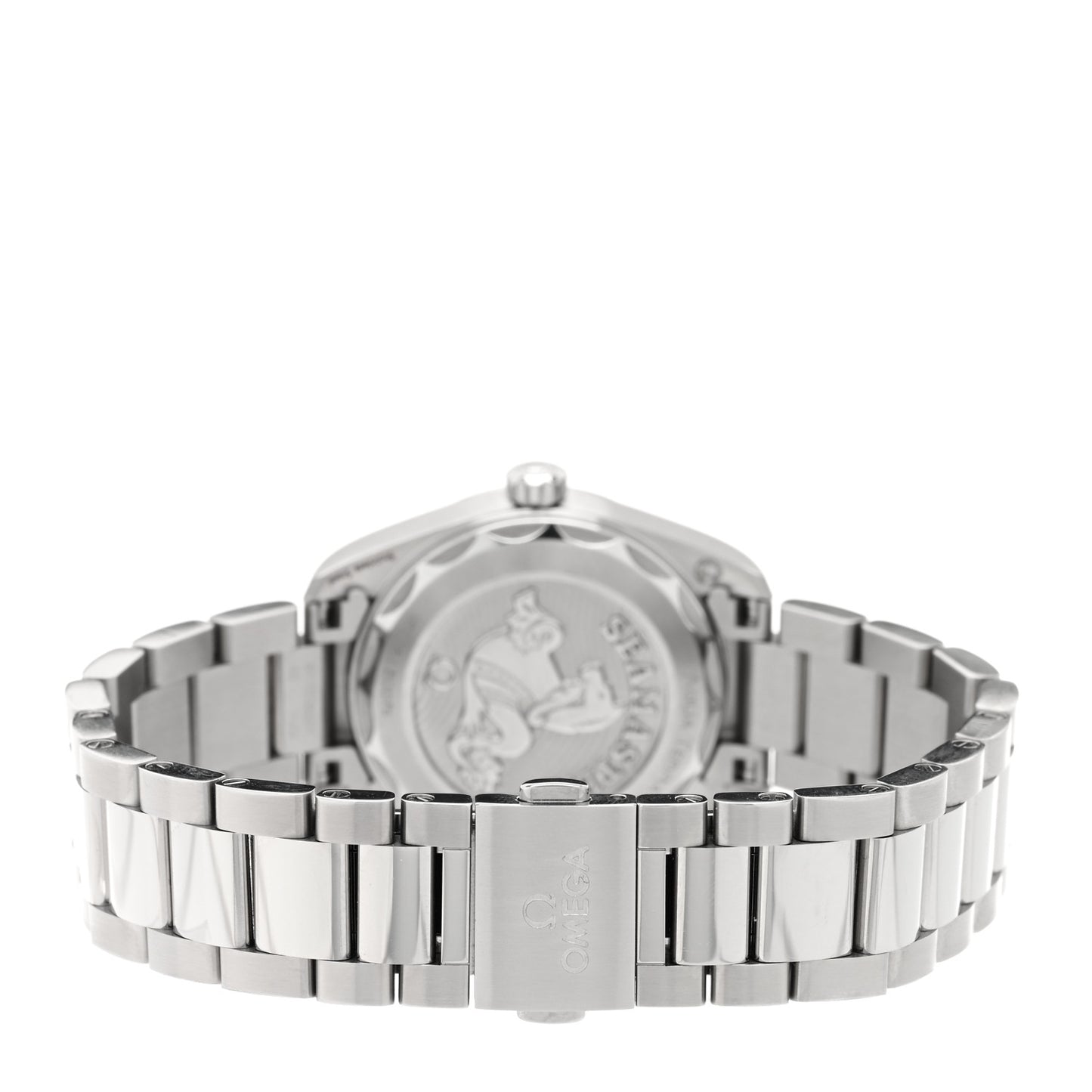 Stainless Steel Diamond 28mm Seamaster Aqua Terra 150M Quartz Watch Black