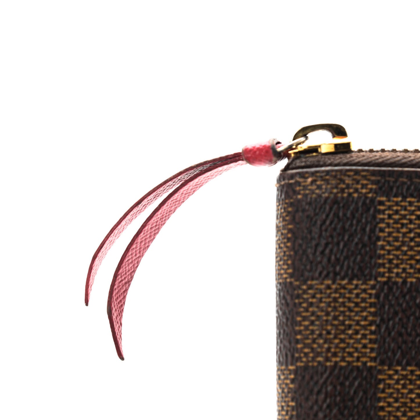 Damier Ebene Clemence Wallet Cherry