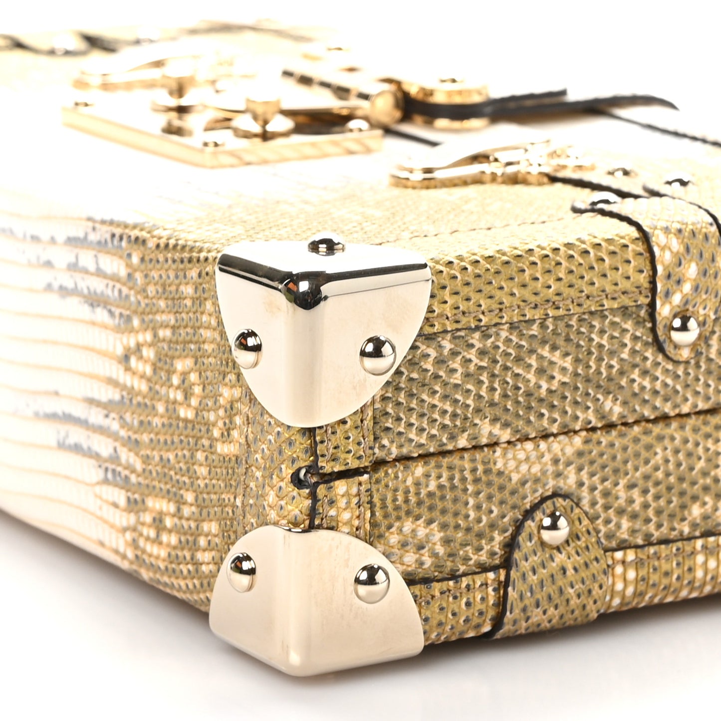 Lizard Petite Malle Vegetal Luxe