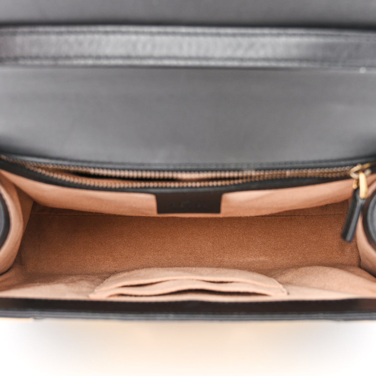 Nappa GG Supreme Monogram Medium Osiride Top Handle Bag Black Oro Vecchio Beige Ebony
