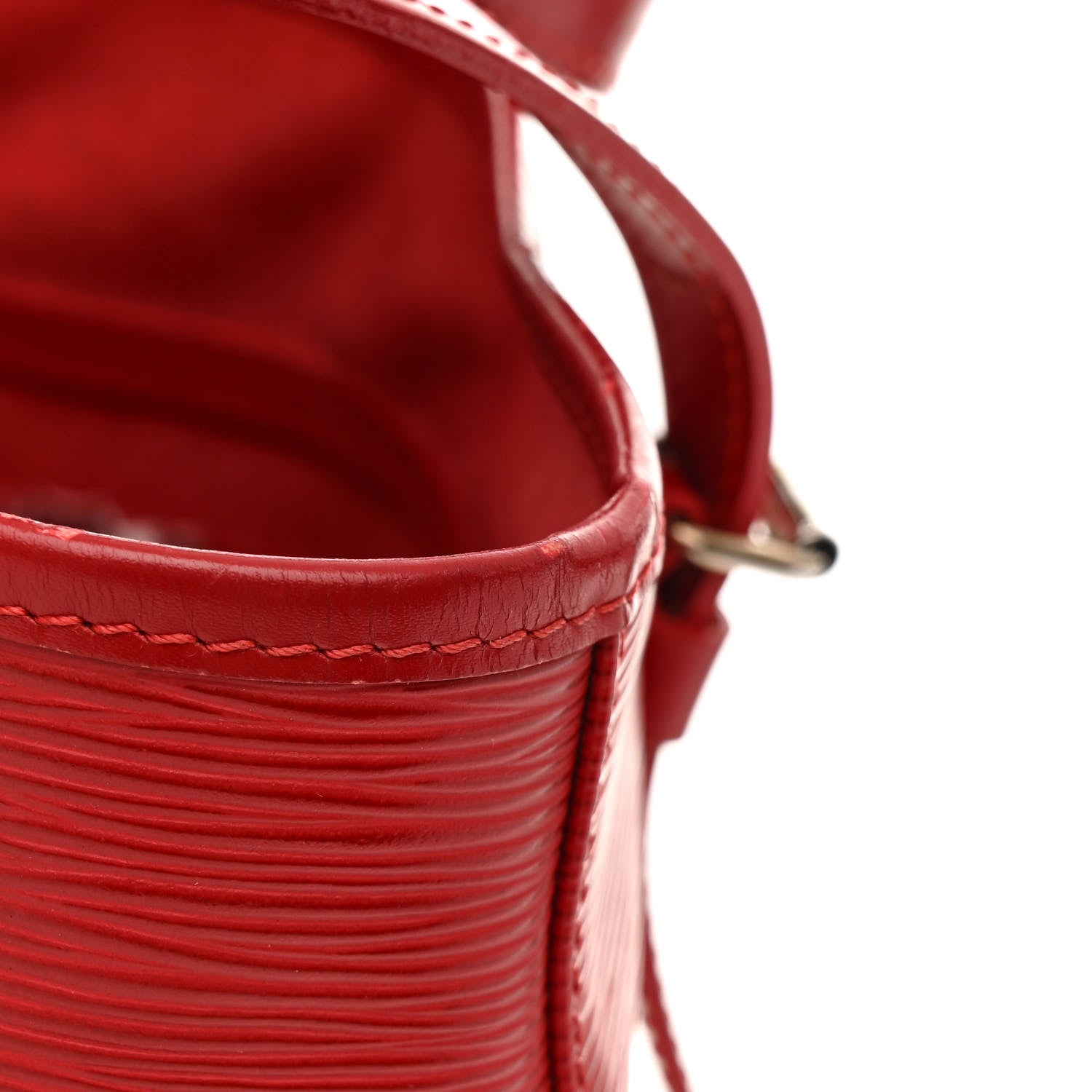 Louis Vuitton Epi Petit Bucket 23 Rouge 15 of 21