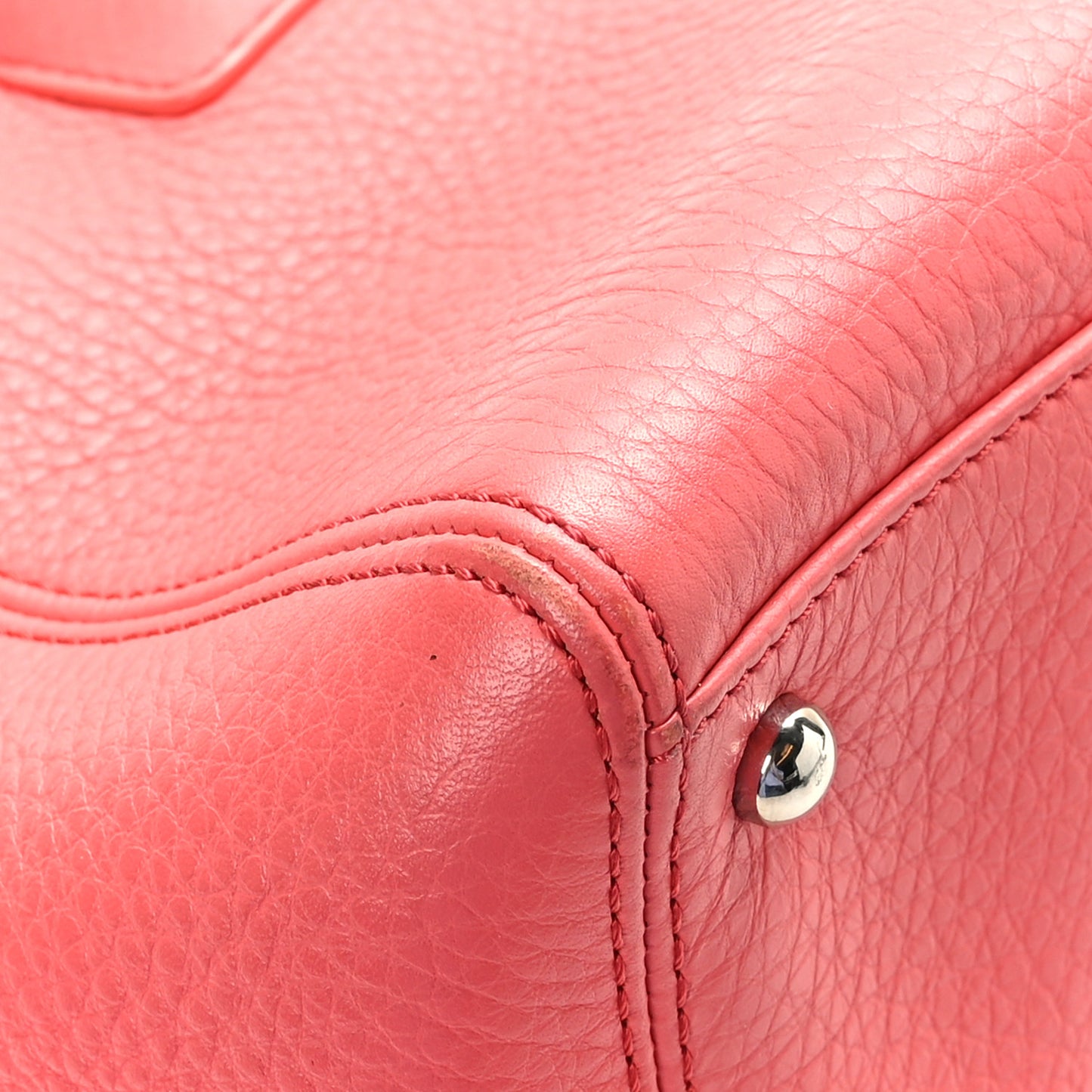 Calfskin Small Cerf Executive Shopper Tote Pink