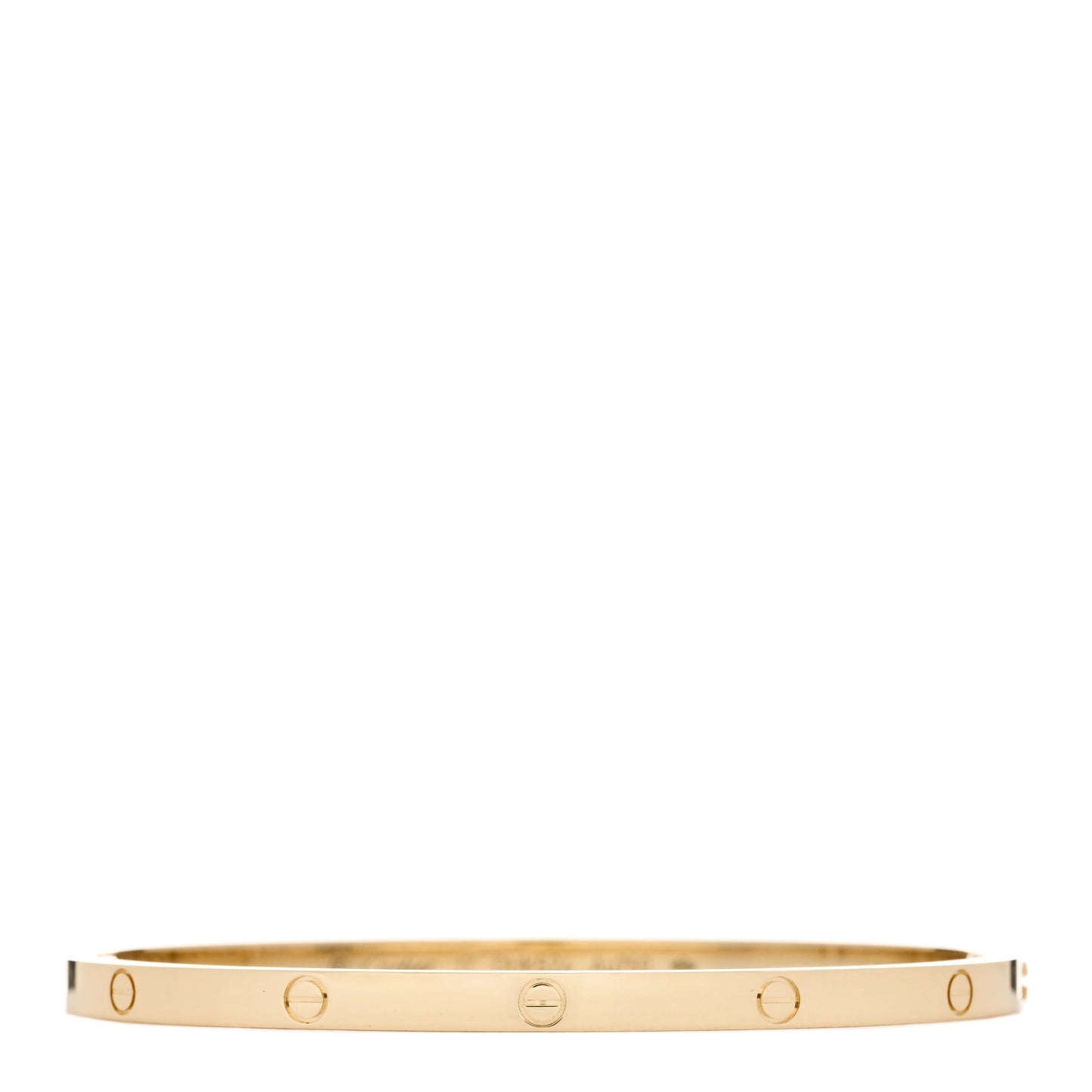 18K Yellow Gold Small LOVE Bracelet 17