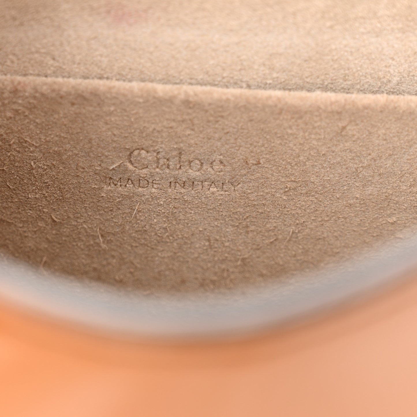 Spazzolato Sfumato Small Nile Bracelet Bag Caramel