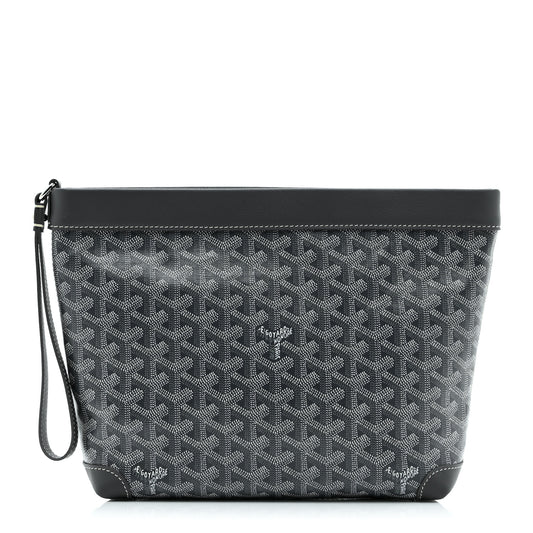 Goyardine Conti Pouch Grey