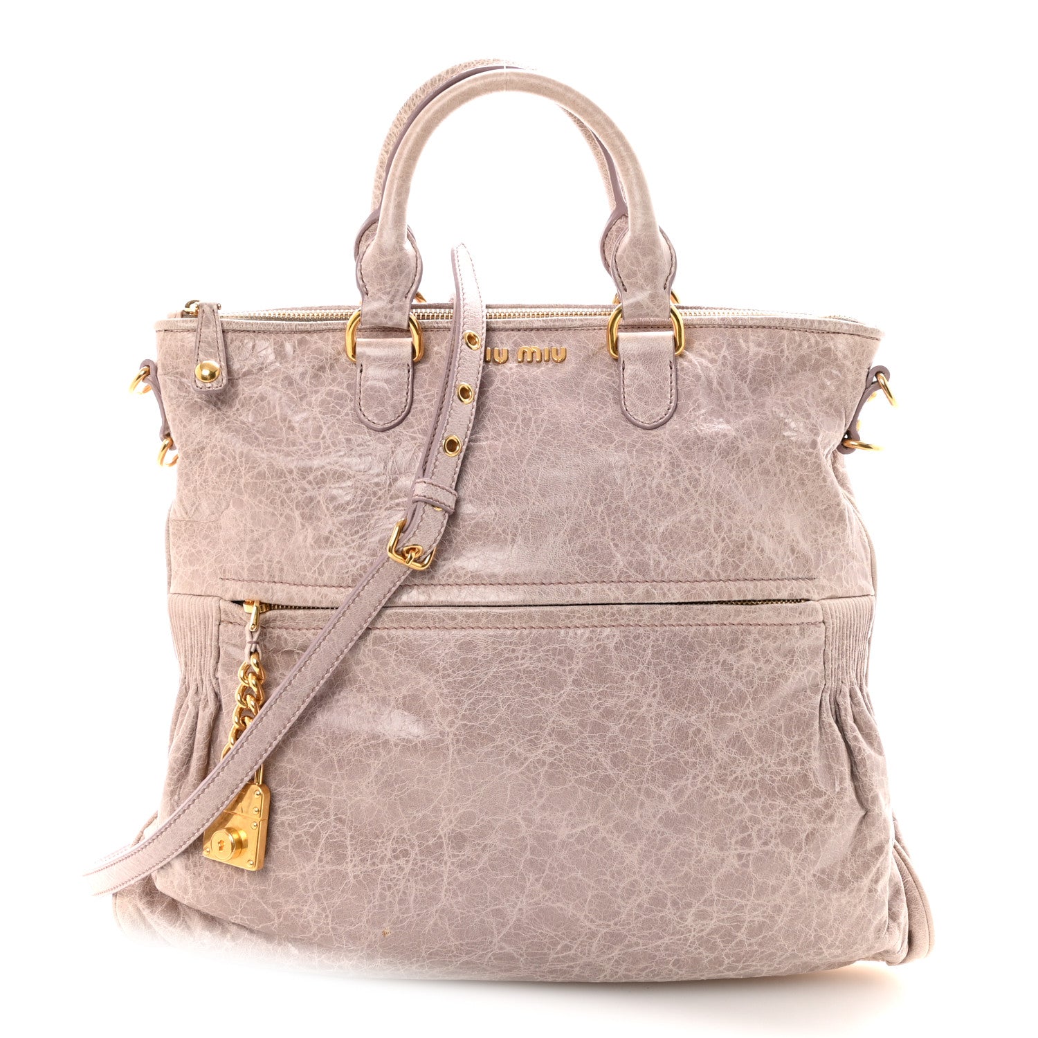 Miu Miu Vitello Lux Bag Mughetto 1860045 – FASHIONPHILE