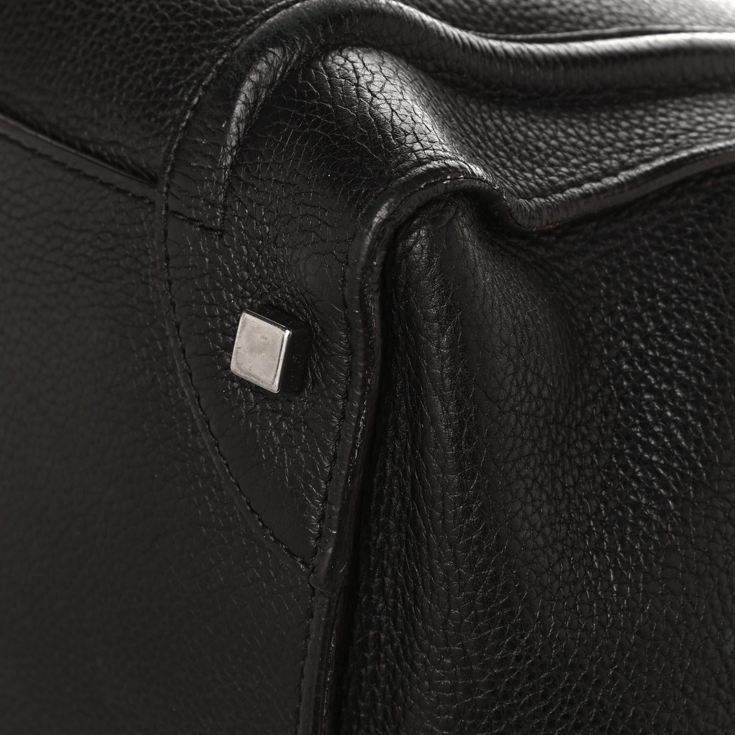 Celine Drummed Calfskin Medium Luggage Black 9 of 11