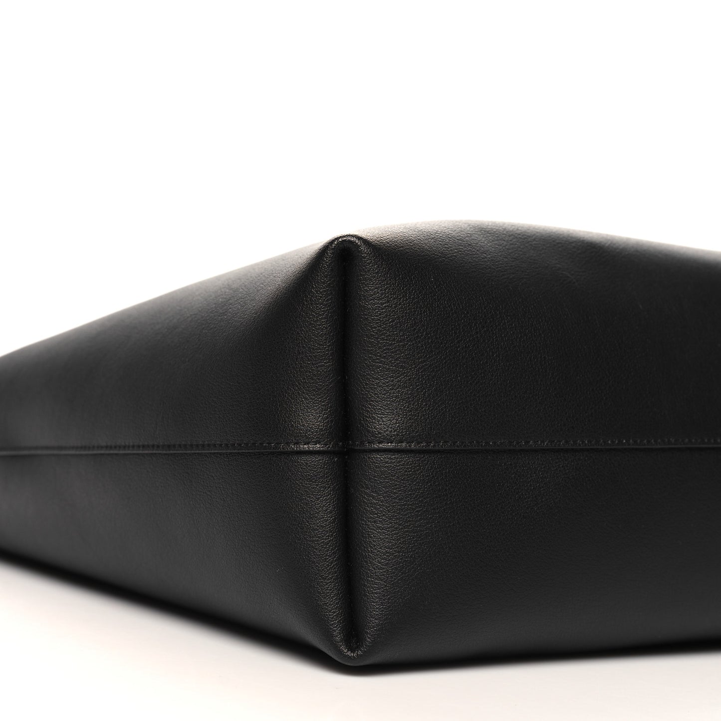 Calfskin Large Shopping Tote Black