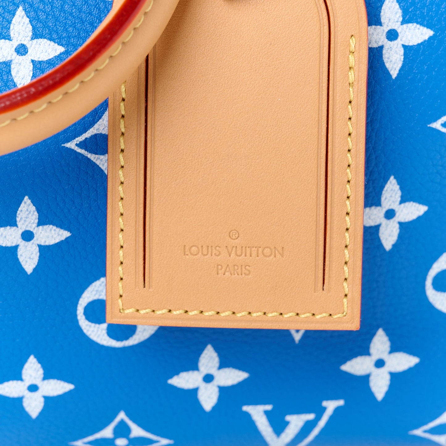 Calfskin Monogram Speedy P9 Bandouliere 25 Blue