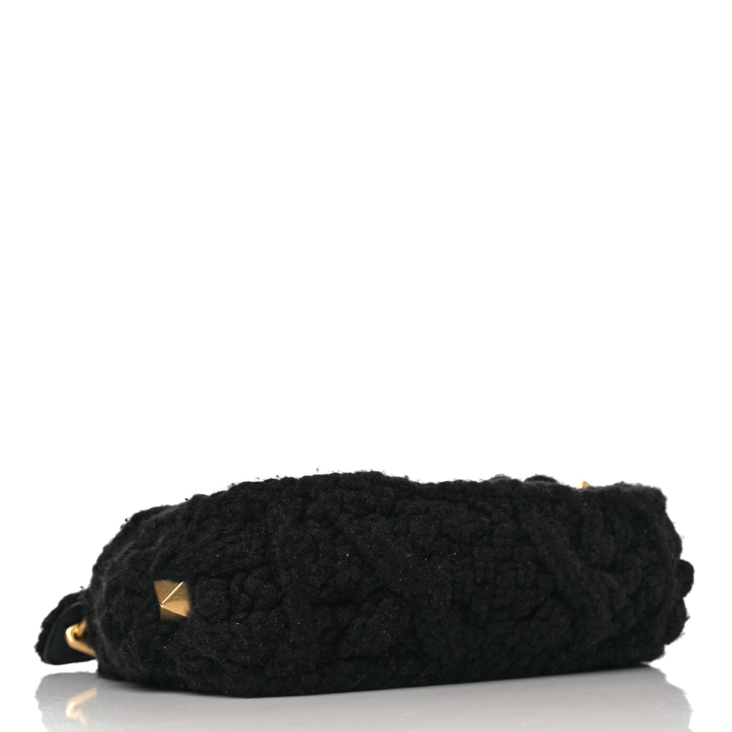 Cashmere Medium Roman Stud Shoulder Bag Marine
