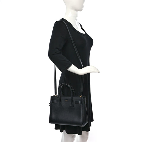 Calfskin Baby Sac De Jour Black