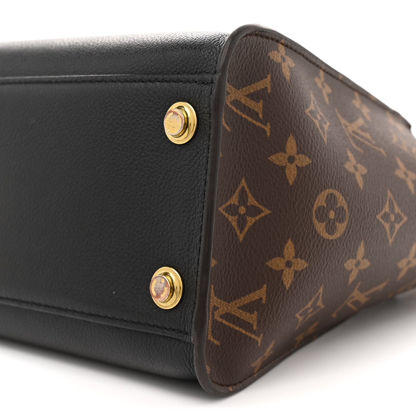 Calfskin Monogram On My Side Black