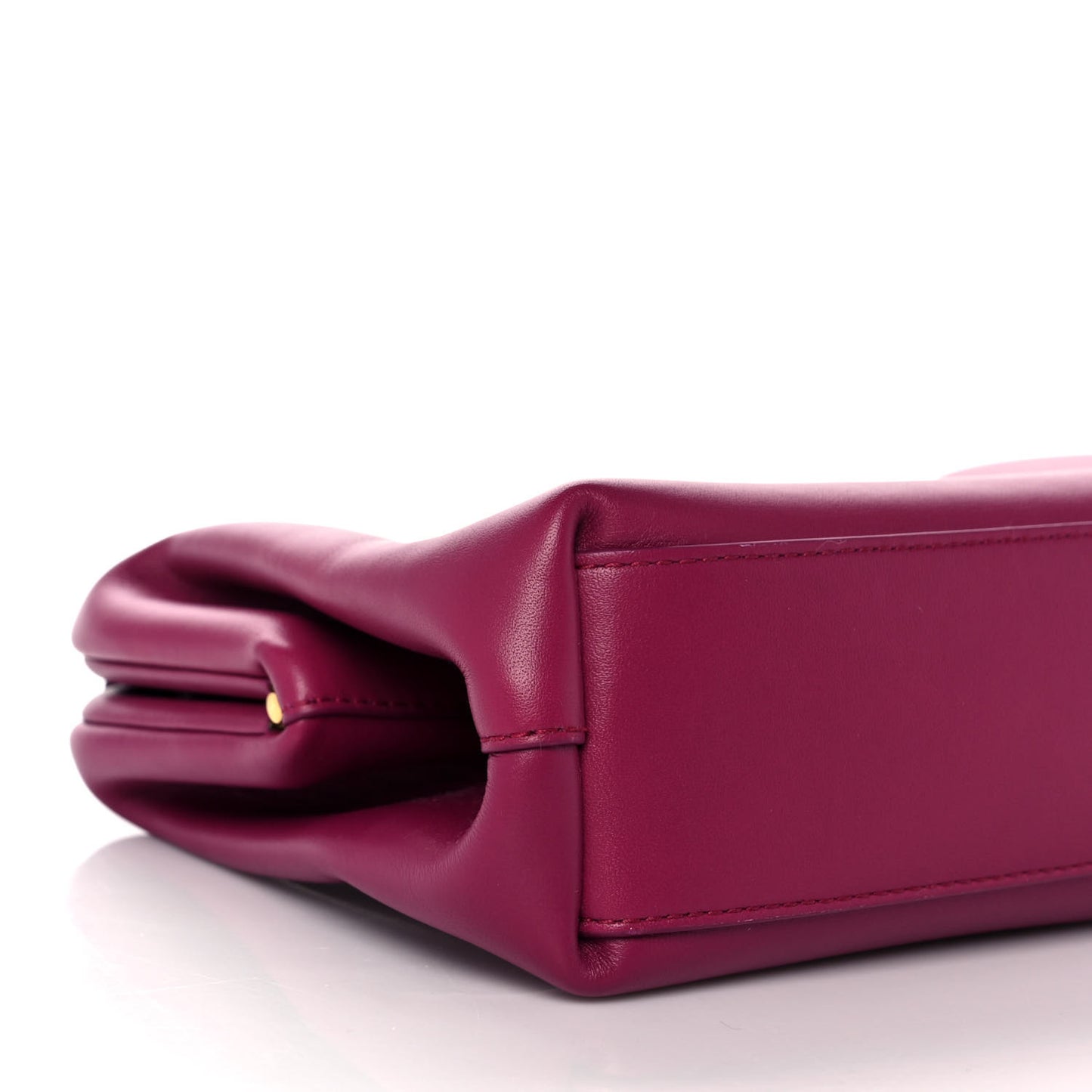 Calfskin Small The Point Triangle Bag Cinnabar