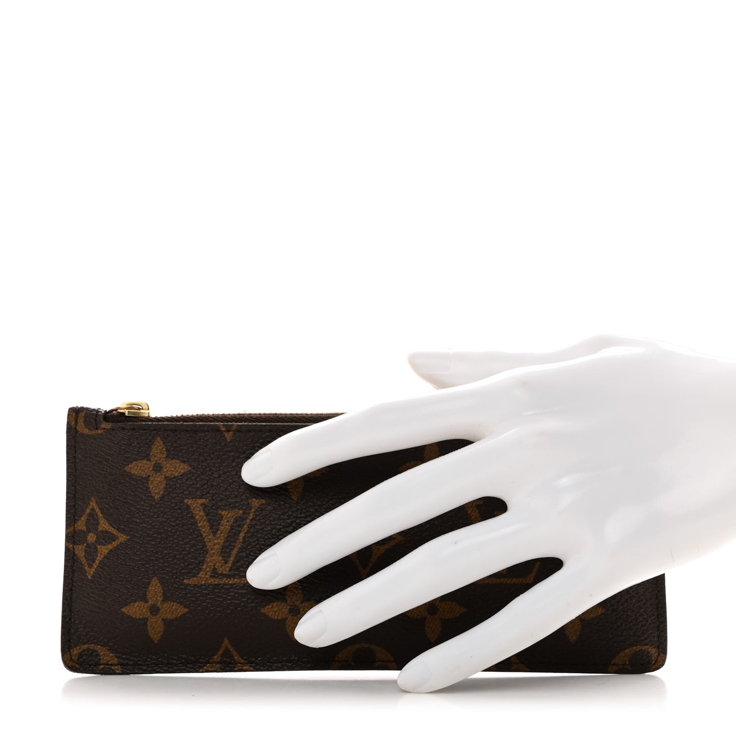 Monogram Josephine Wallet Zippered Insert Fuchsia