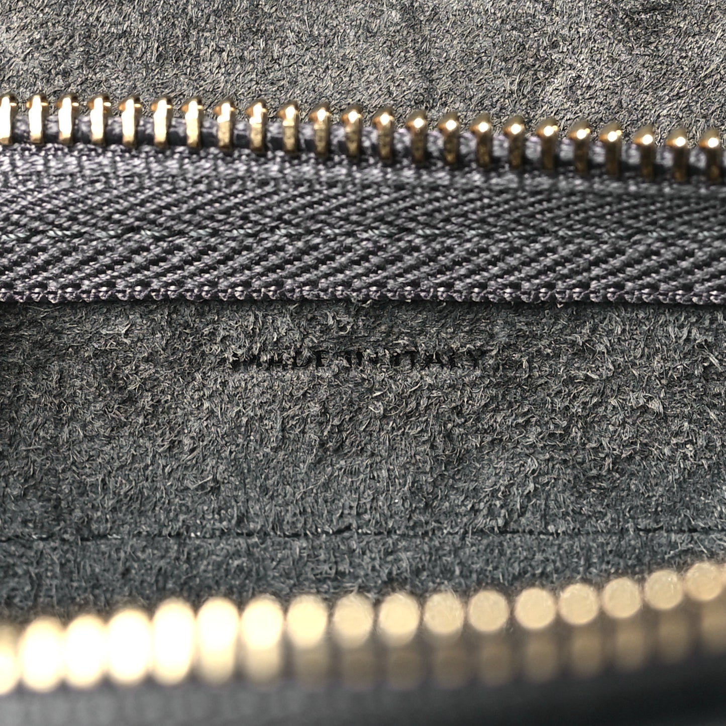 Grained Calfskin Pico Belt Bag Grey