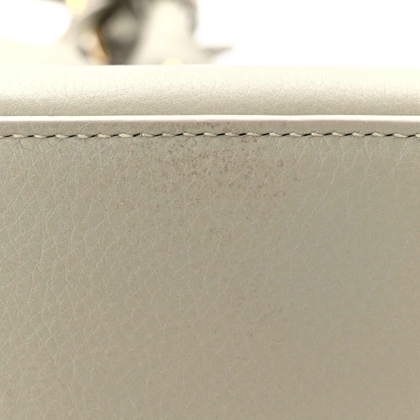 Grained Calfskin Teen Conti Green Clay