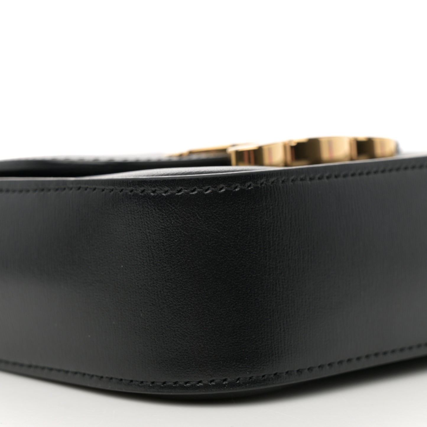Shiny Calfskin Mini Triomphe Black