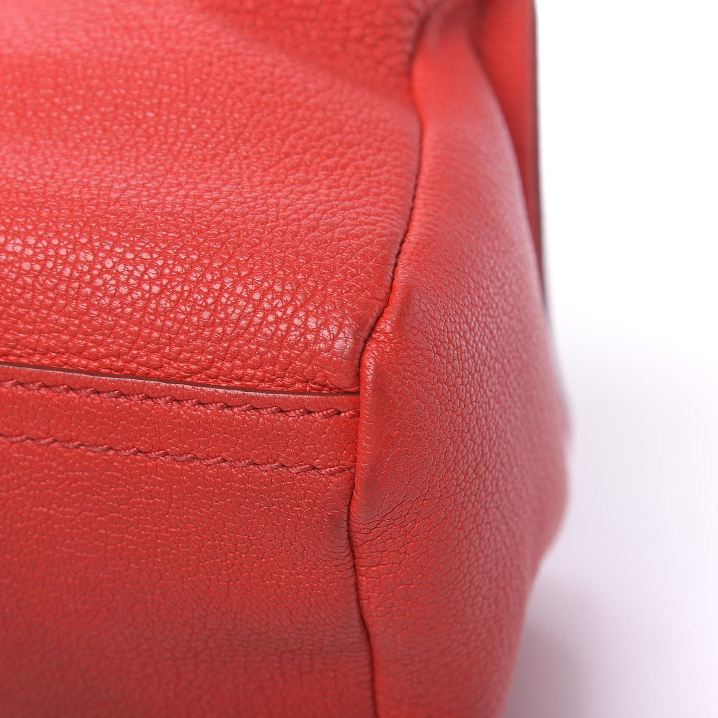 Sugar Goatskin Mini Pandora Red