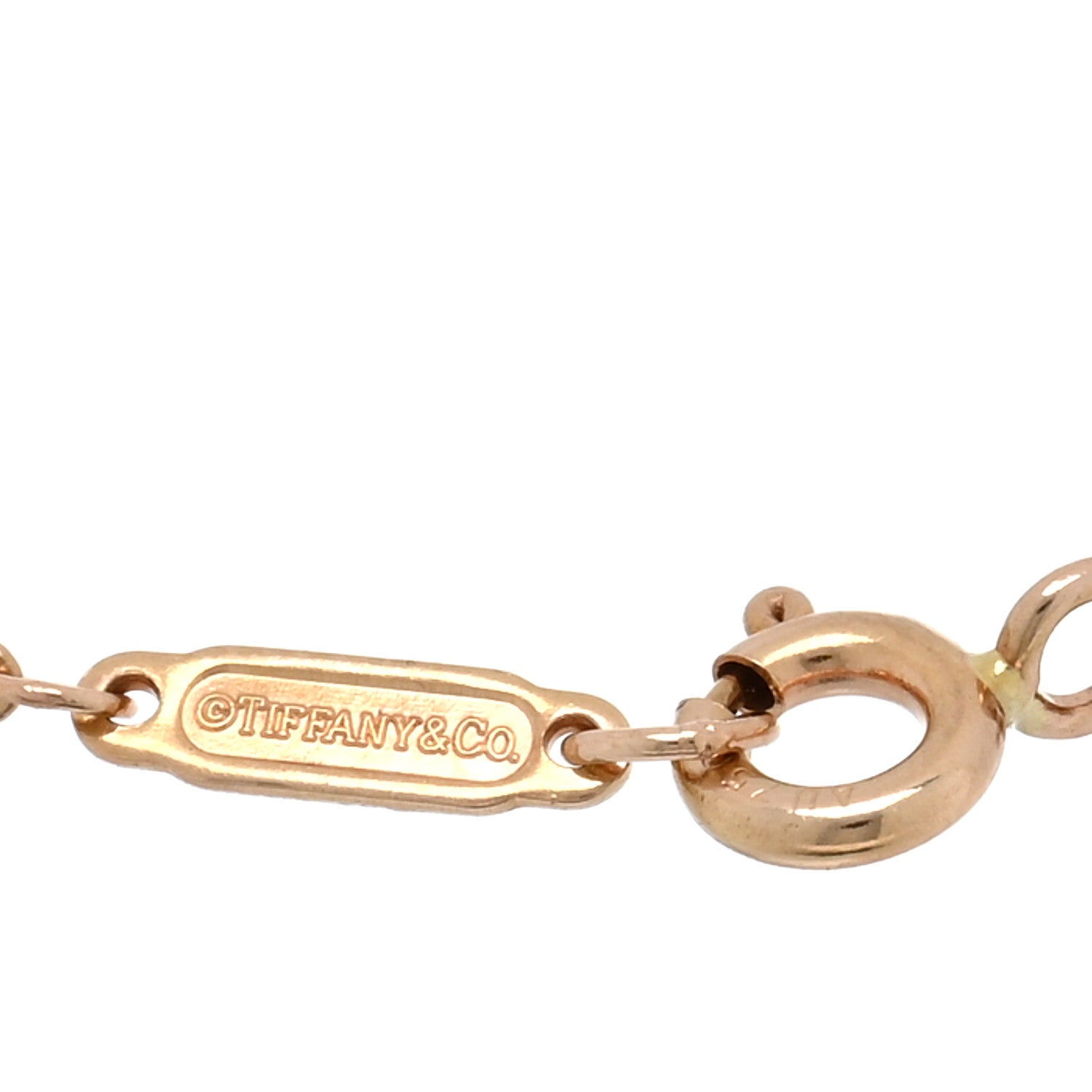 Tiffany 18K Rose Gold Diamond Atlas Pierced Bracelet 3 of 4