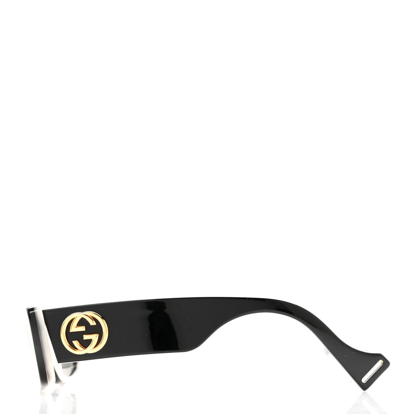 Acetate Rectangular Sunglasses GG0516S Black