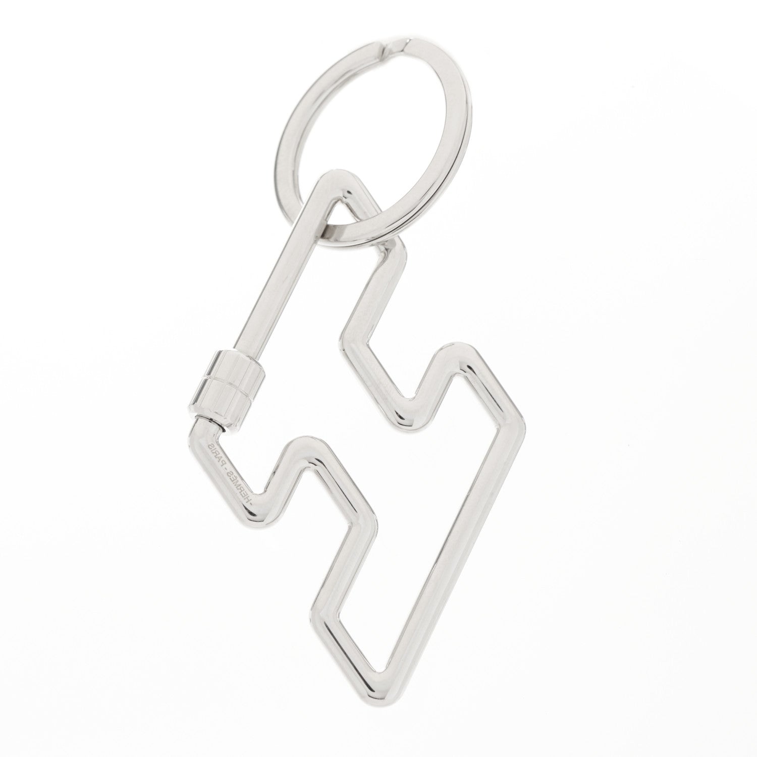 【新品未使用】Hermès H Too Speed key ring Hermes Key Ring H Too Speed Stainless Steel | Mightychic