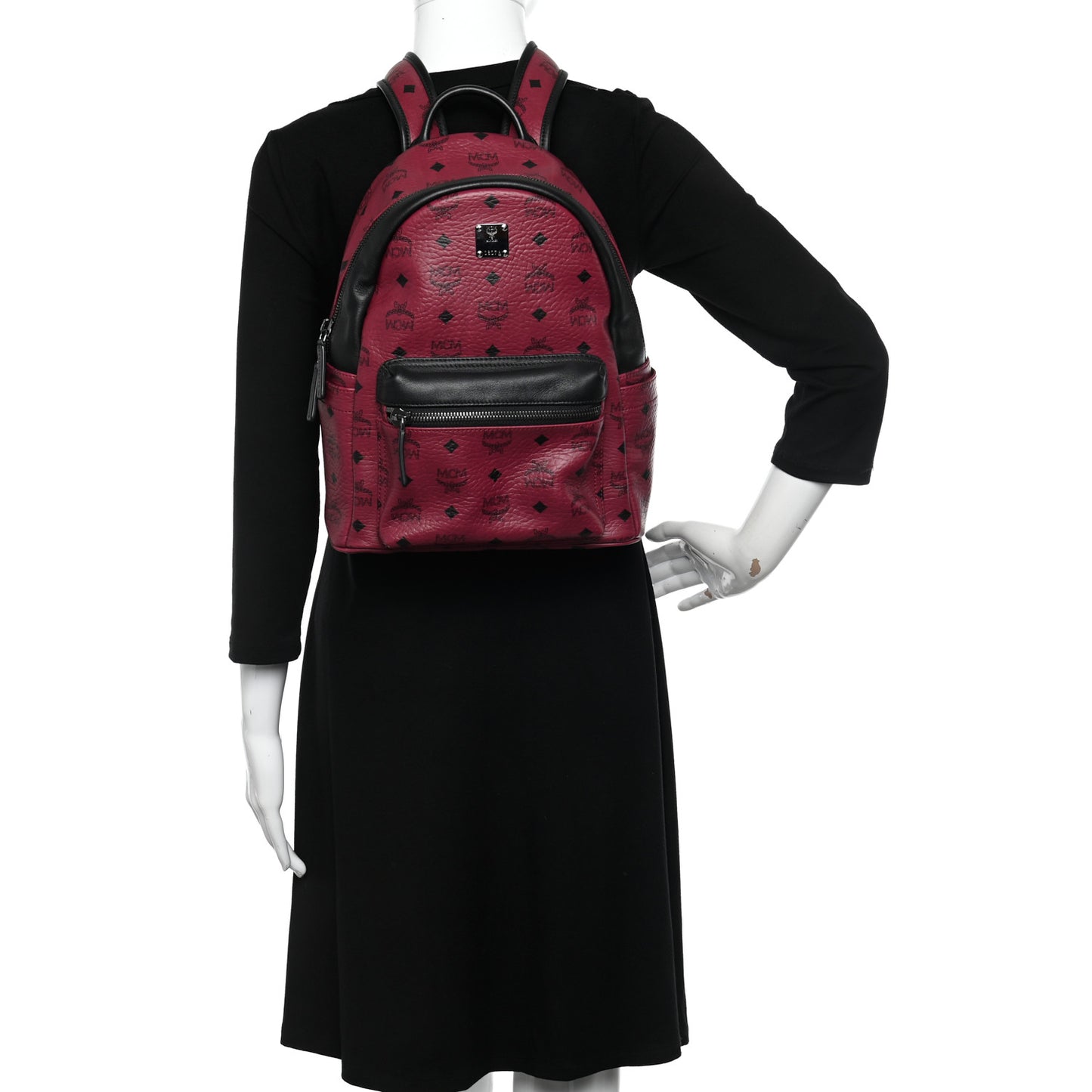 Visetos Small Stark Backpack Burgundy