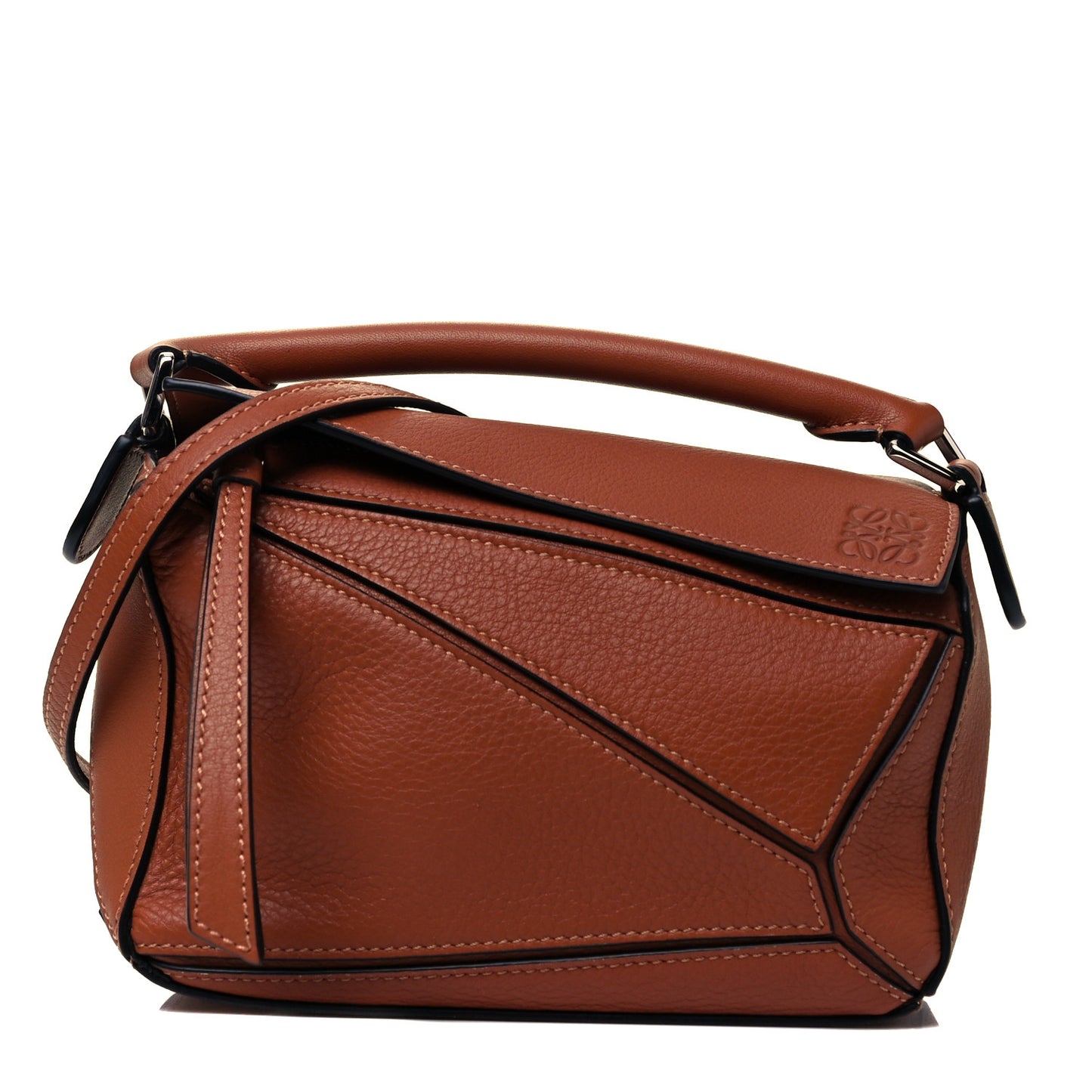 Calfskin Mini Puzzle Bag Tan
