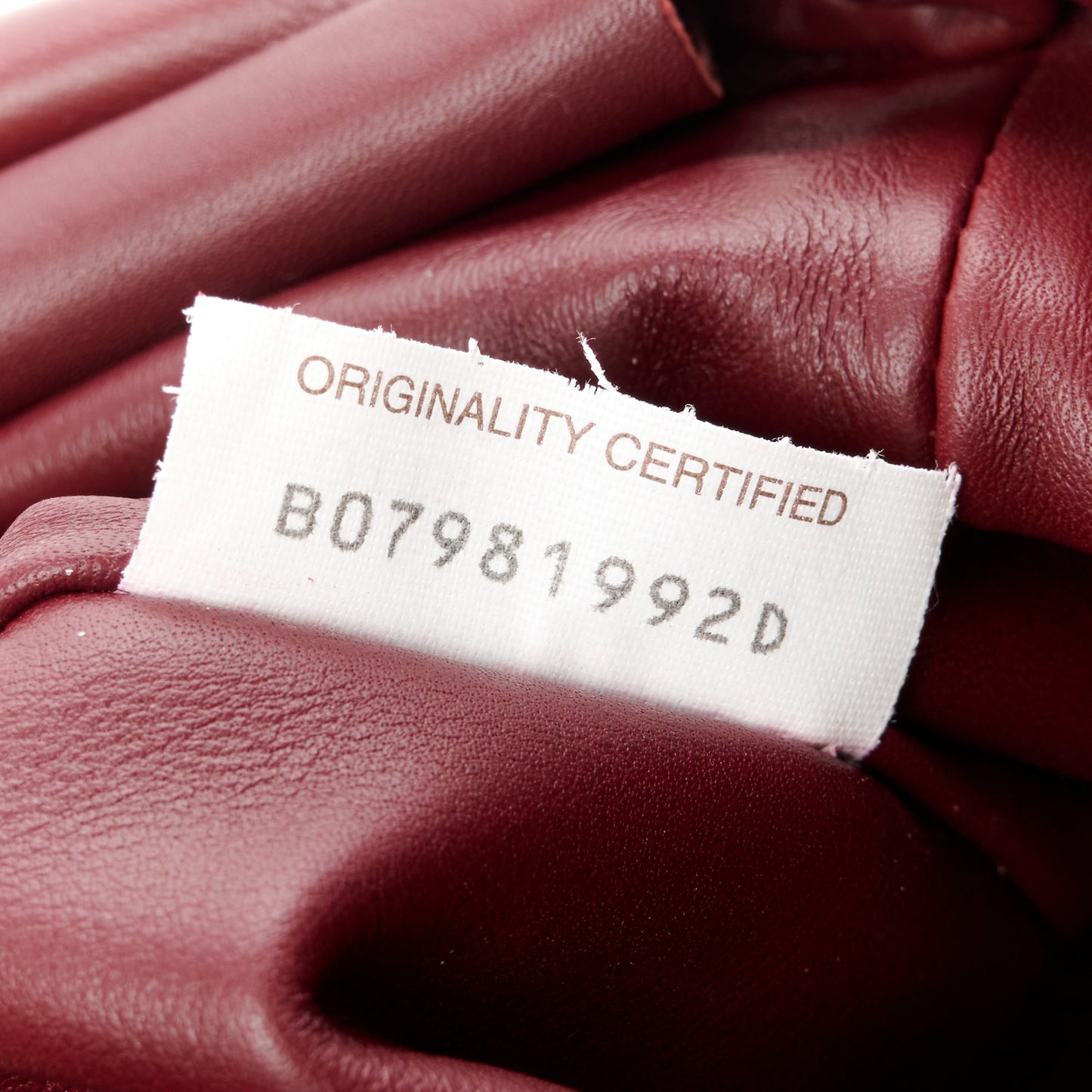 Smooth Butter Calf The Pouch Oversized Clutch Bordeaux