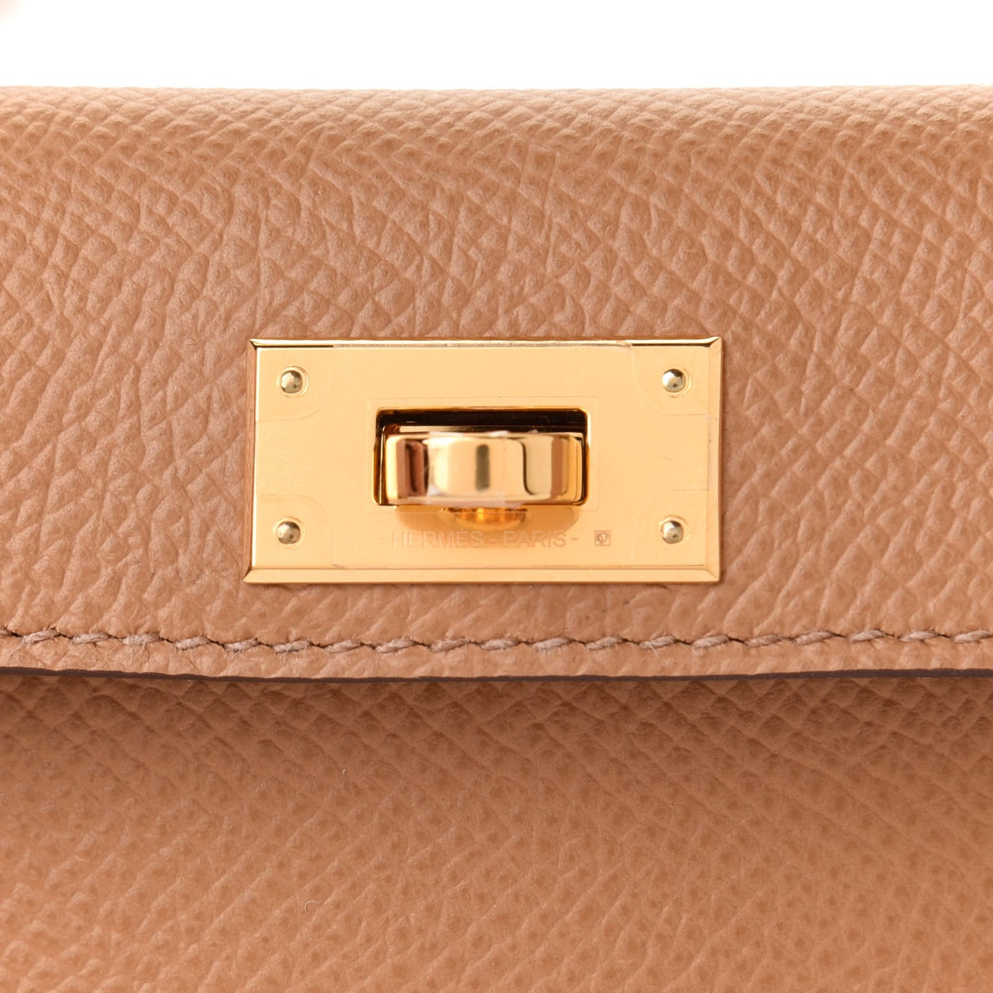 Swift Epsom Pocket Kelly Shoulder Strap Alezan Biscuit